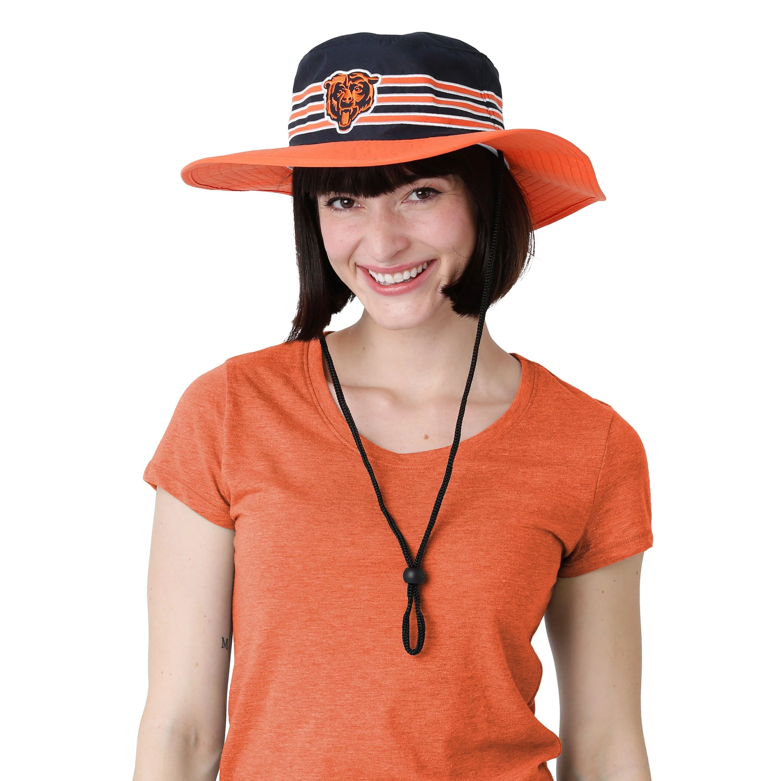 Chicago Bears NFL Team Stripe Boonie Hat - Image 2