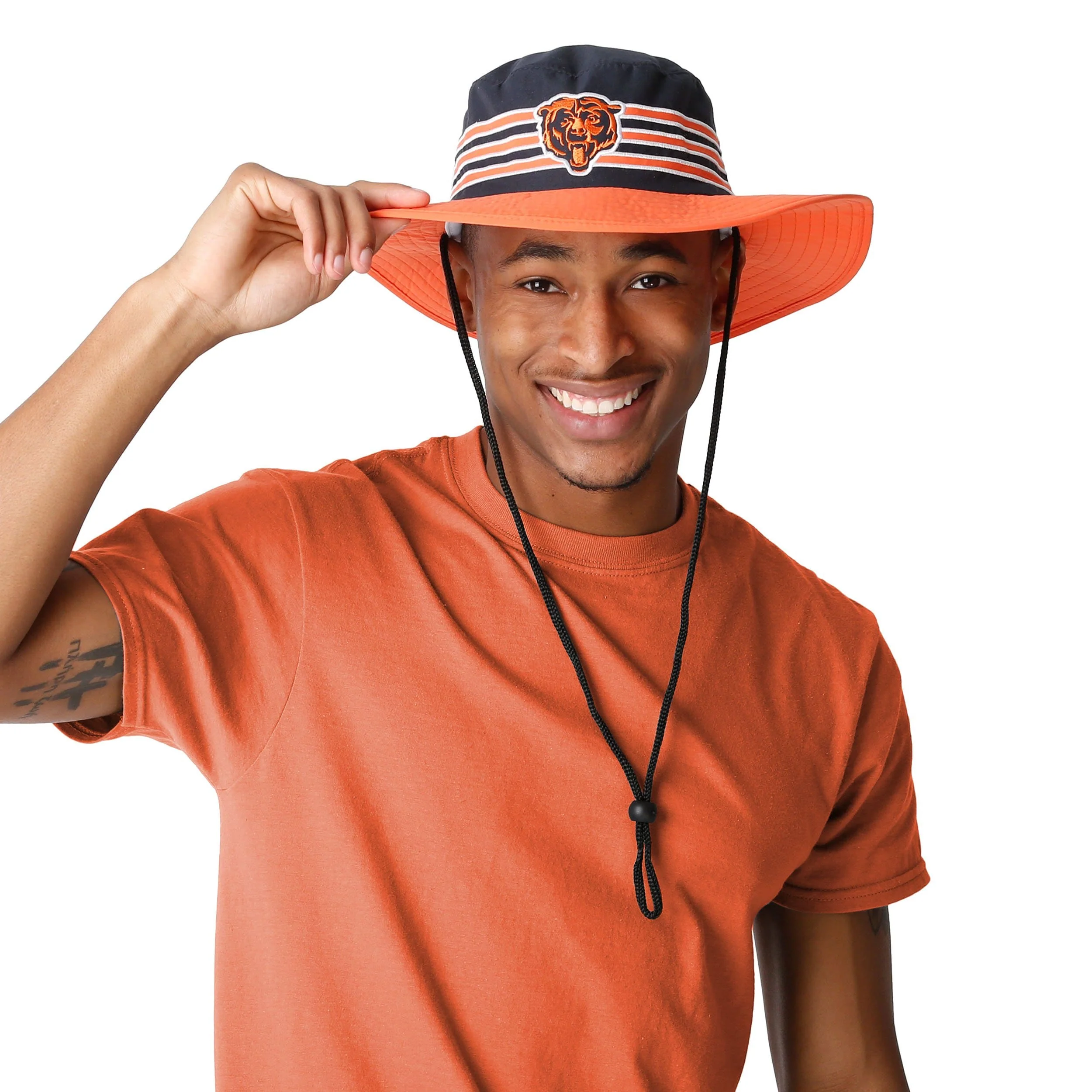 Chicago Bears NFL Team Stripe Boonie Hat - Image 5