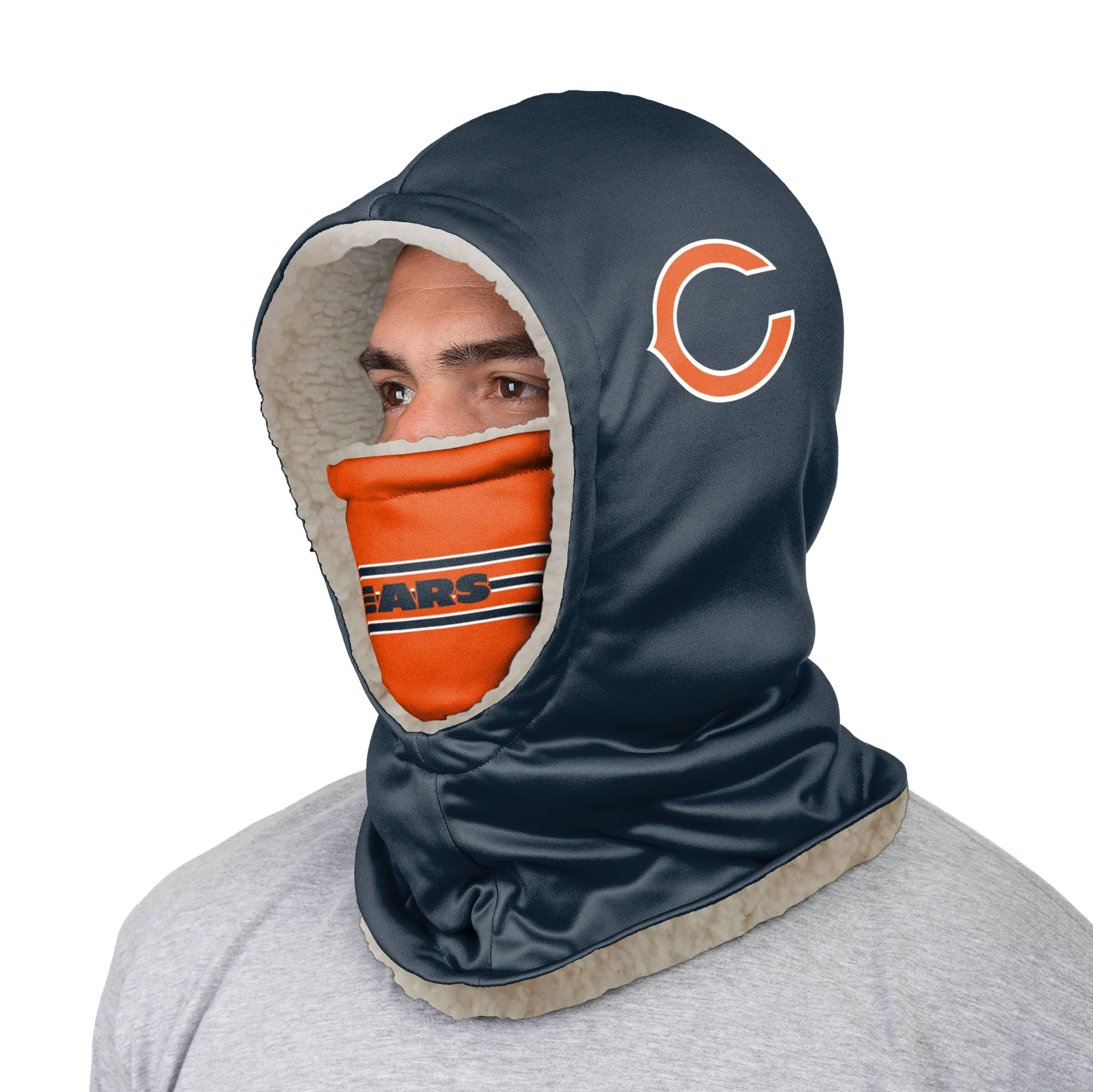 Chicago Bears NFL Thematic Hooded Gaiter - Image 2