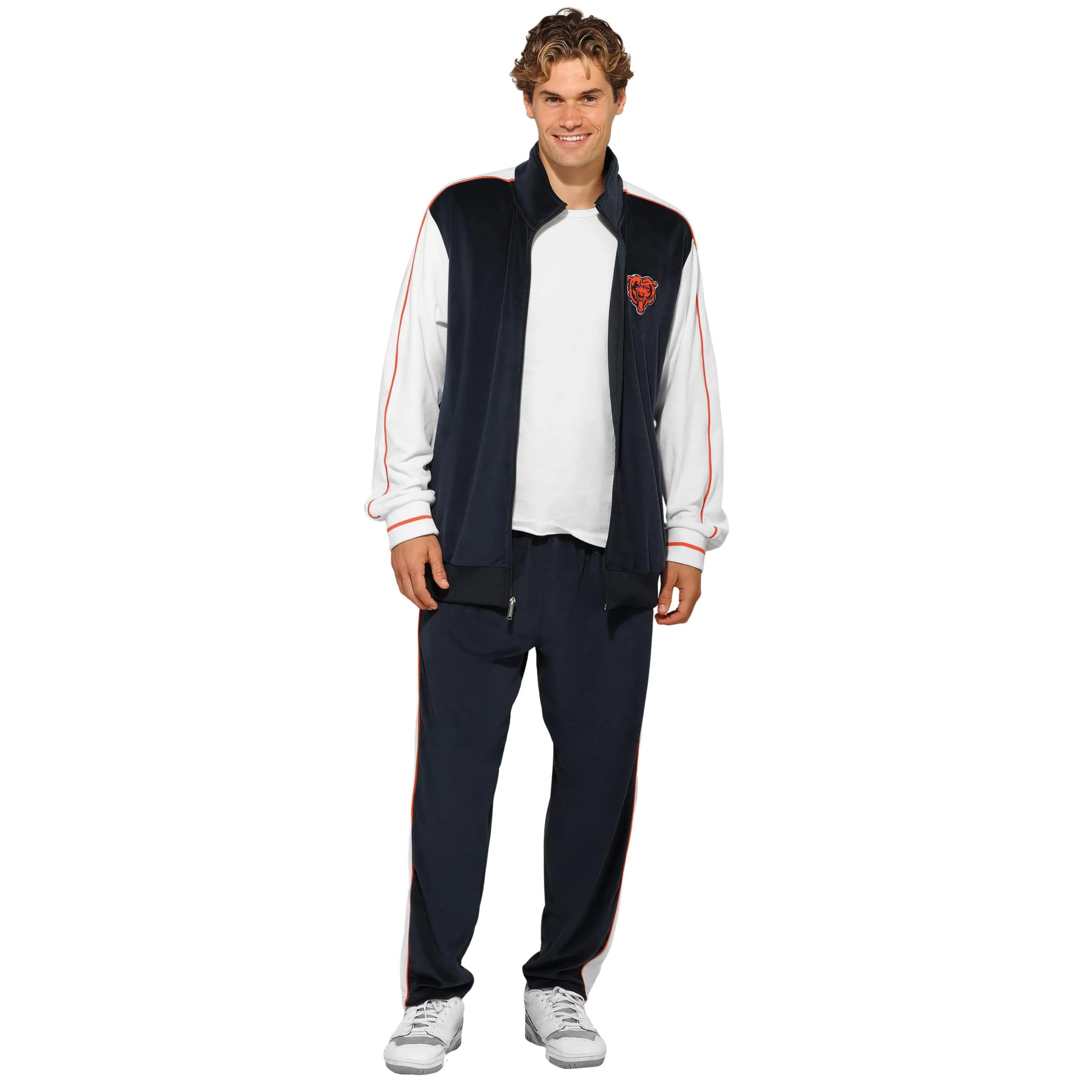 Chicago Bears NFL Two Tone Velour Pants - Image 5
