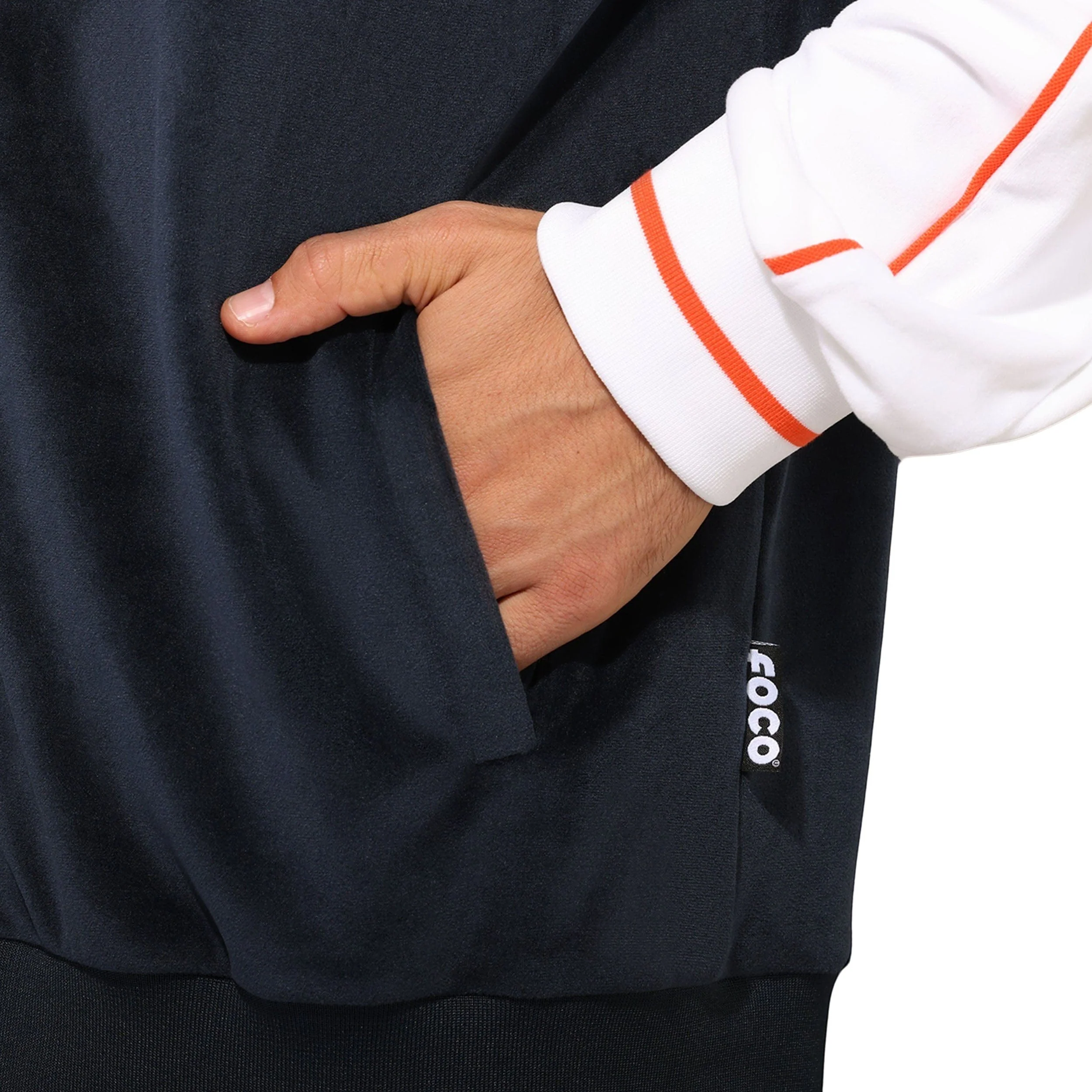 Chicago Bears NFL Two Tone Velour Zip Up Top - Image 4