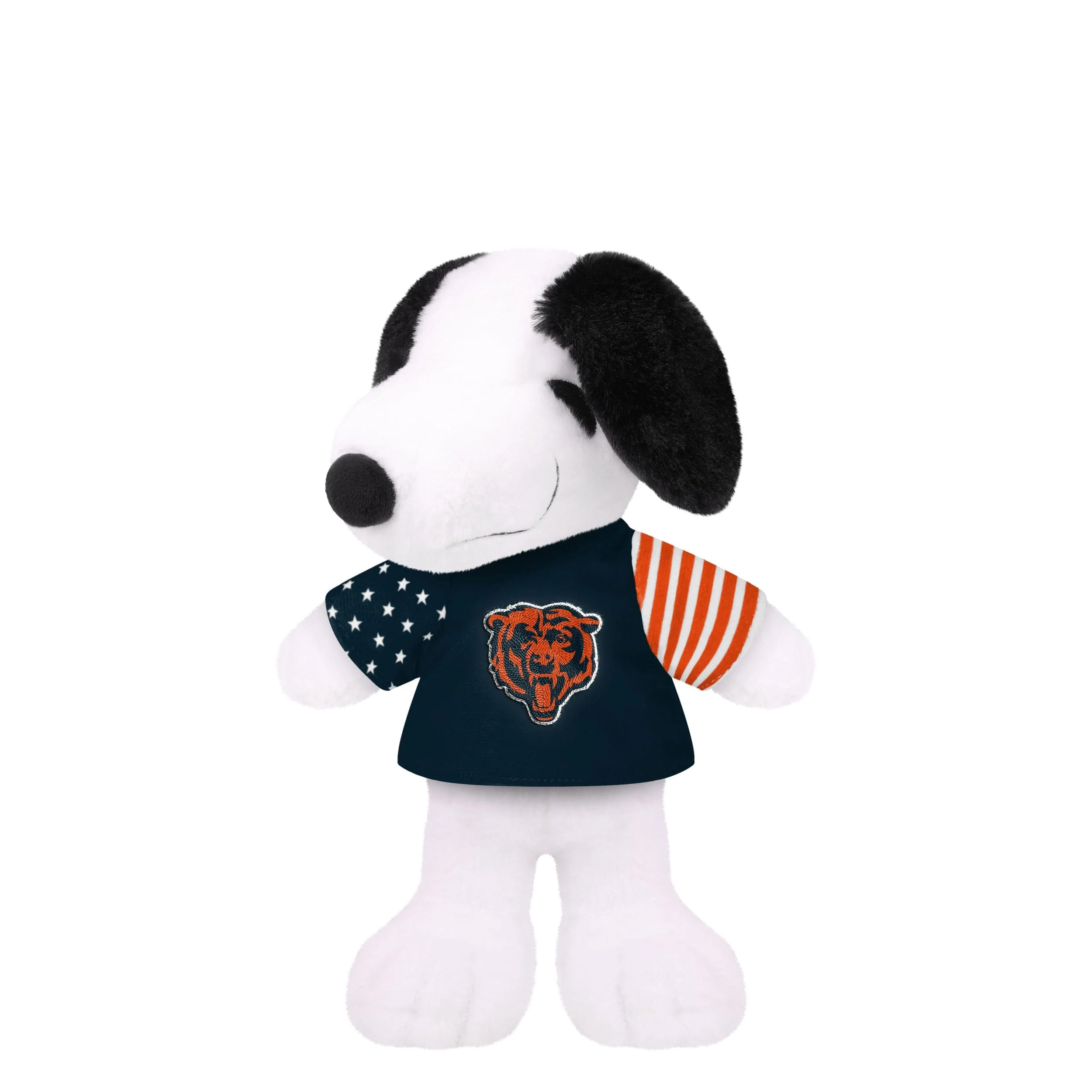 Chicago Bears NFL USA Flag Snoopy Peanuts Team Jersey Plush