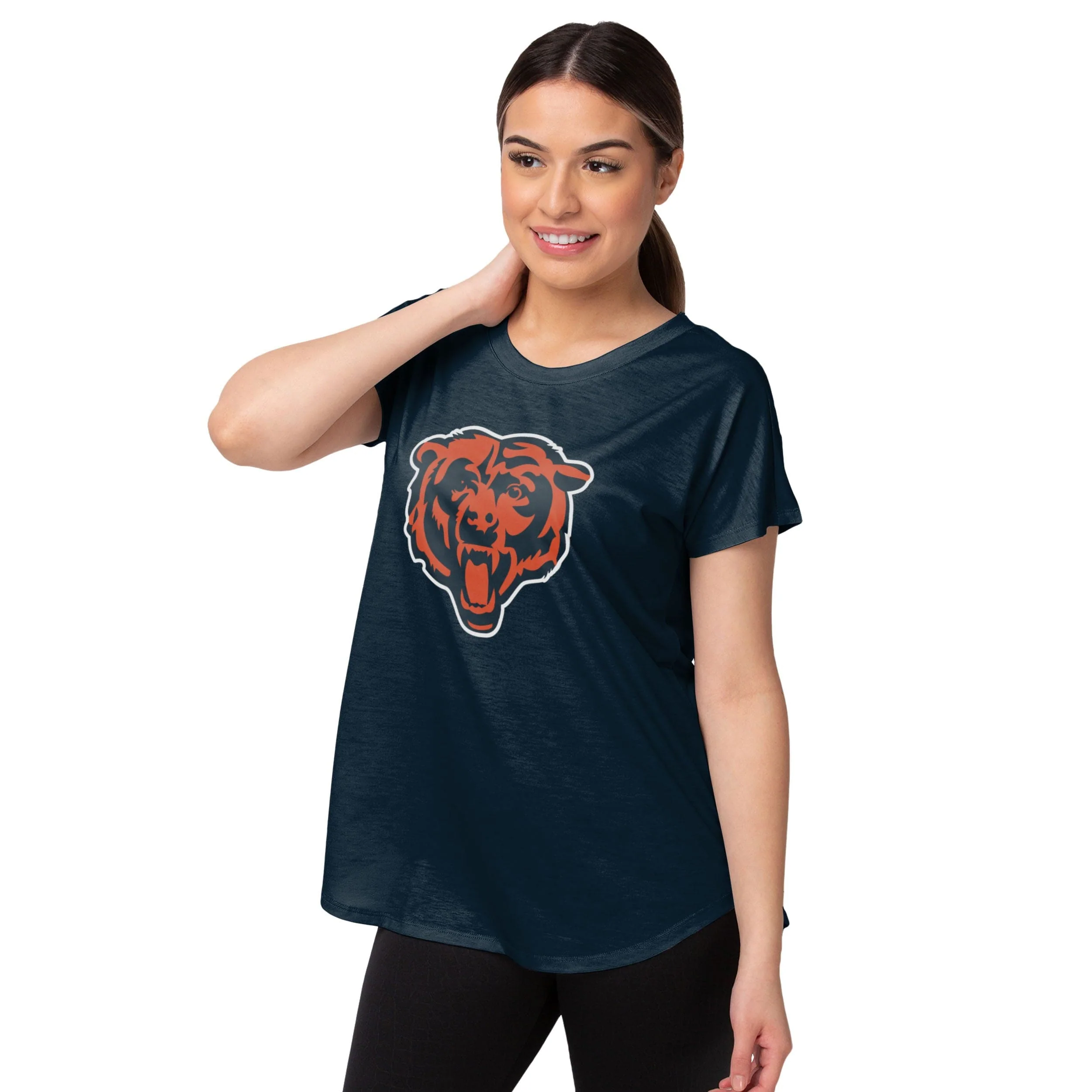 Chicago Bears NFL Womens Big Logo Tunic Top