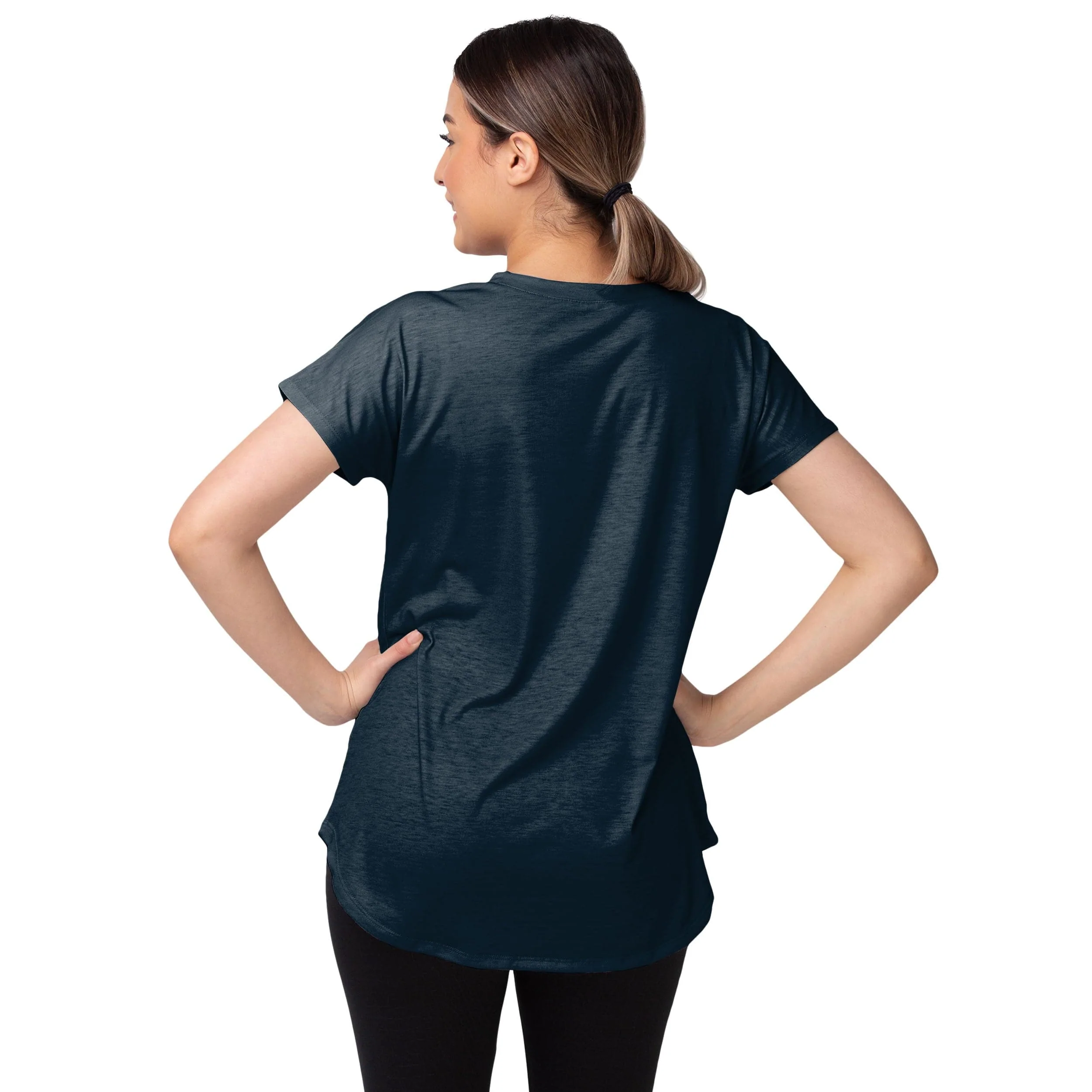 Chicago Bears NFL Womens Big Logo Tunic Top - Image 2