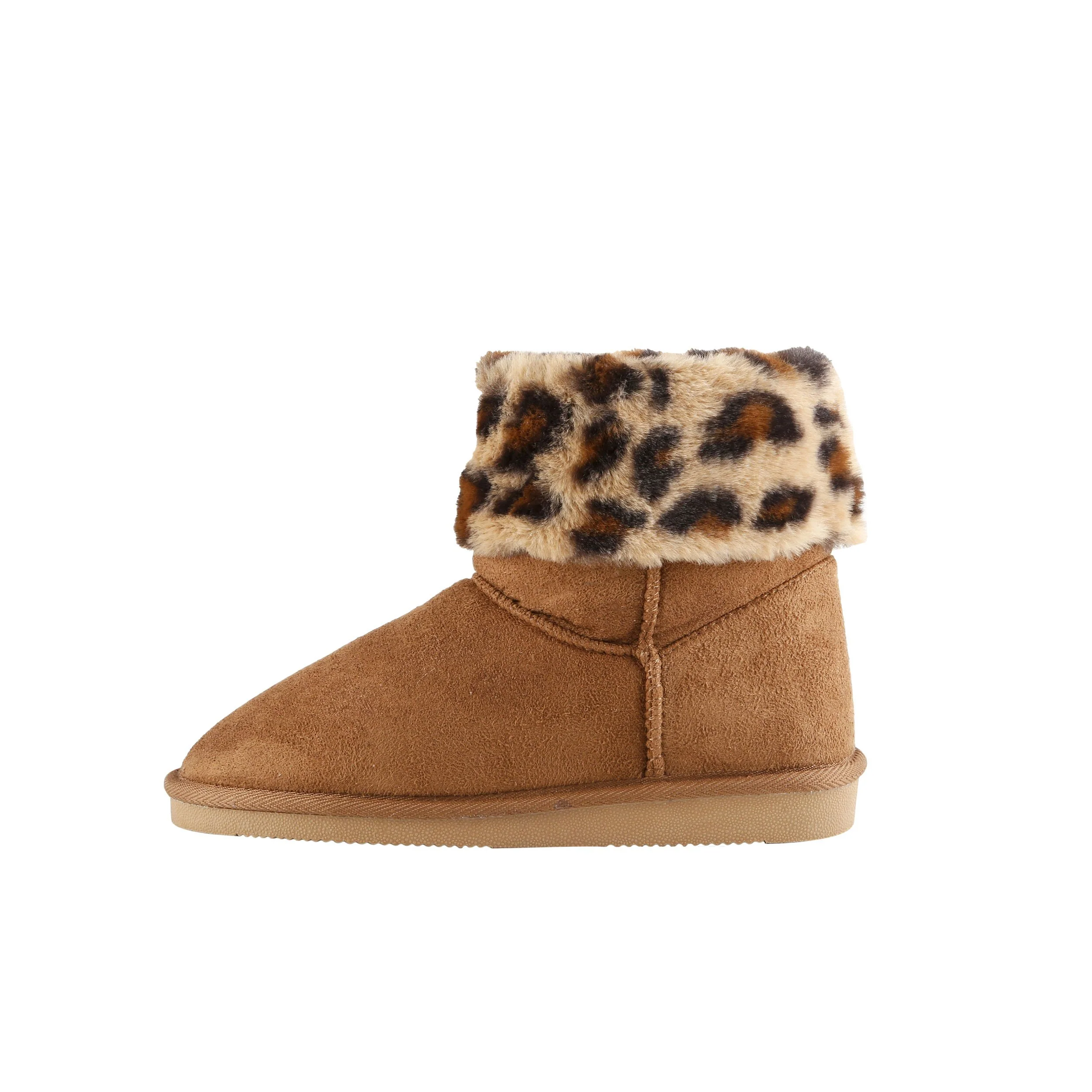 Chicago Bears NFL Womens Cheetah Fur Boots - Image 3