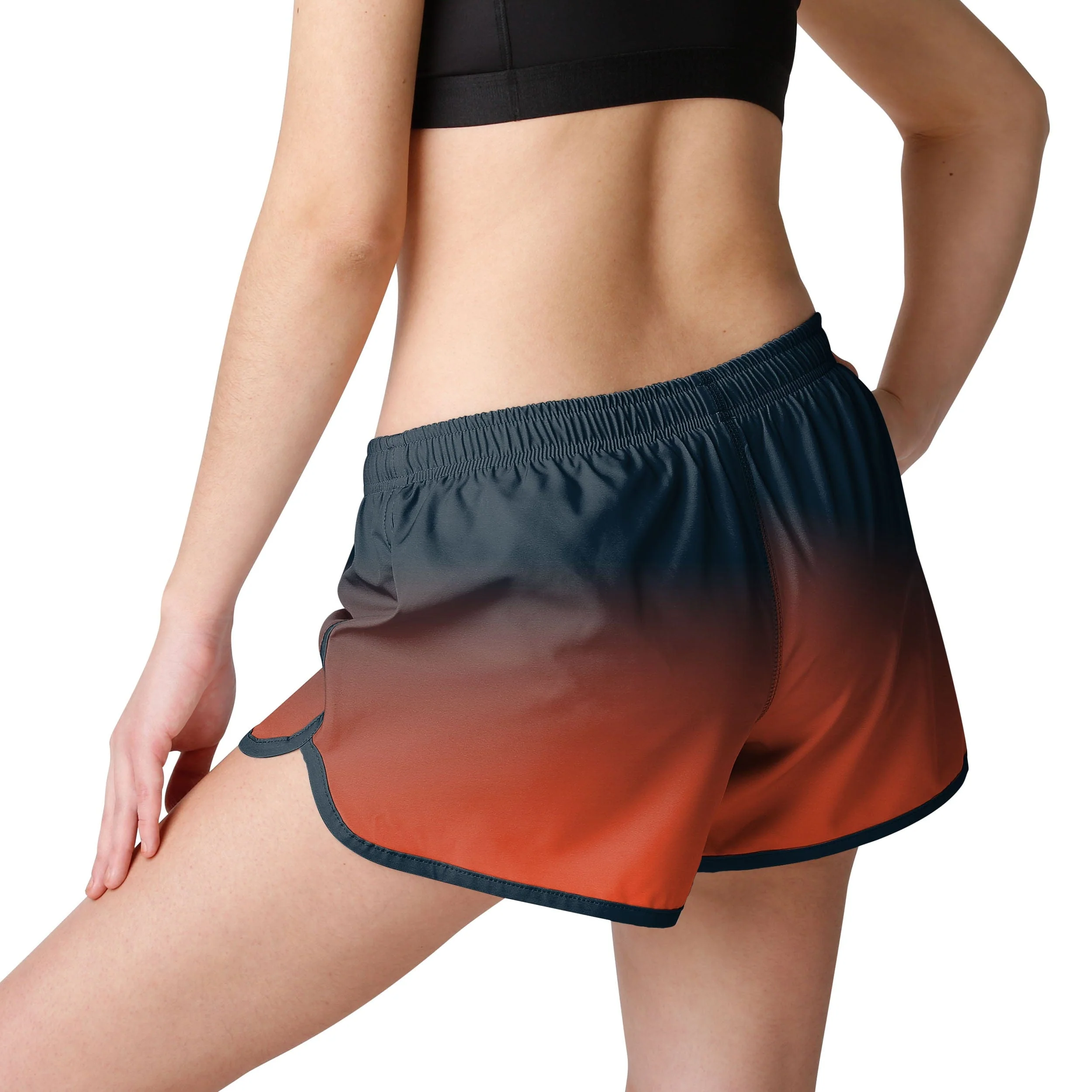 Chicago Bears NFL Womens Gradient Running Shorts - Image 2