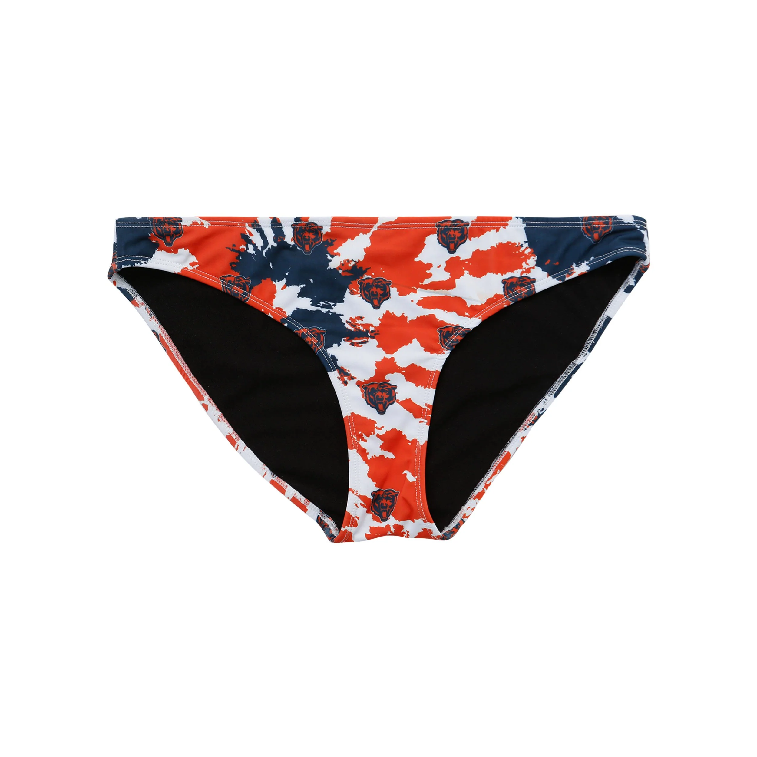 Chicago Bears NFL Womens Paint Splash Bikini Bottom - Image 2