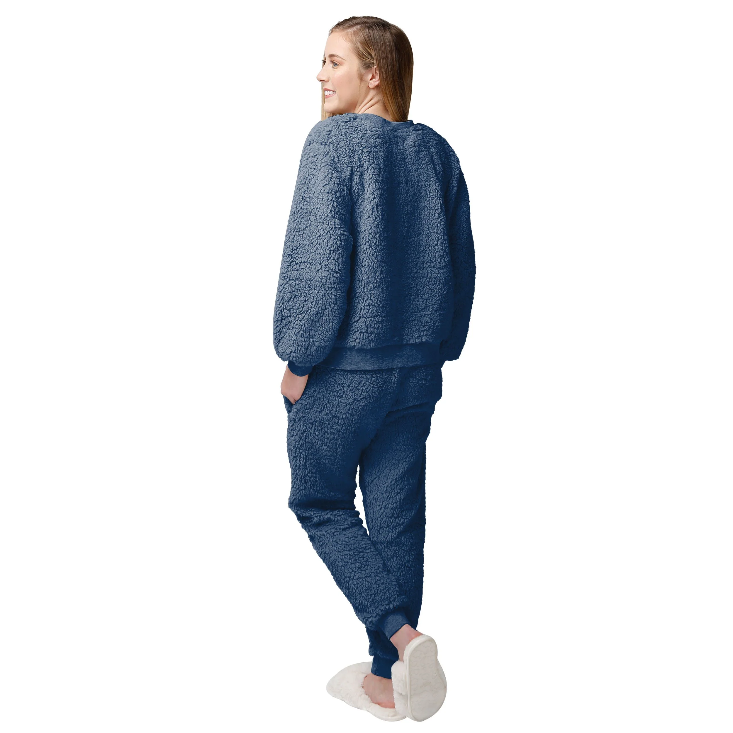 Chicago Bears NFL Womens Sherpa Lounge Set - Image 2