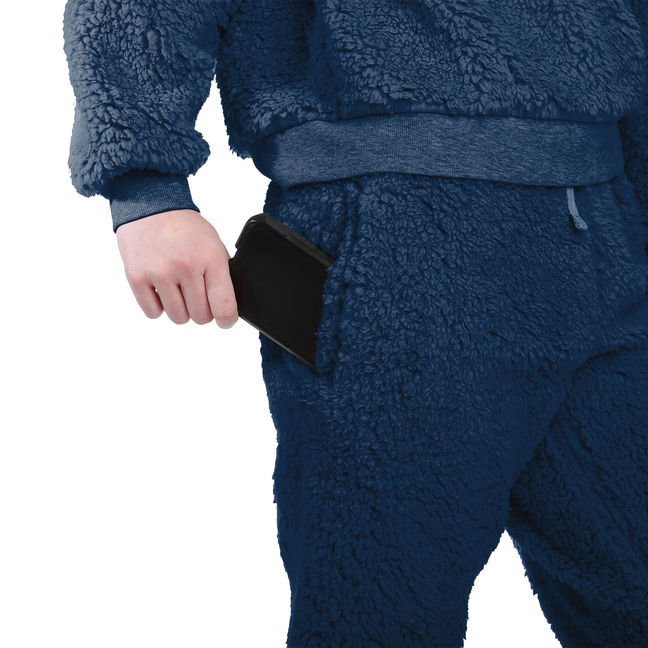 Chicago Bears NFL Womens Sherpa Lounge Set - Image 6