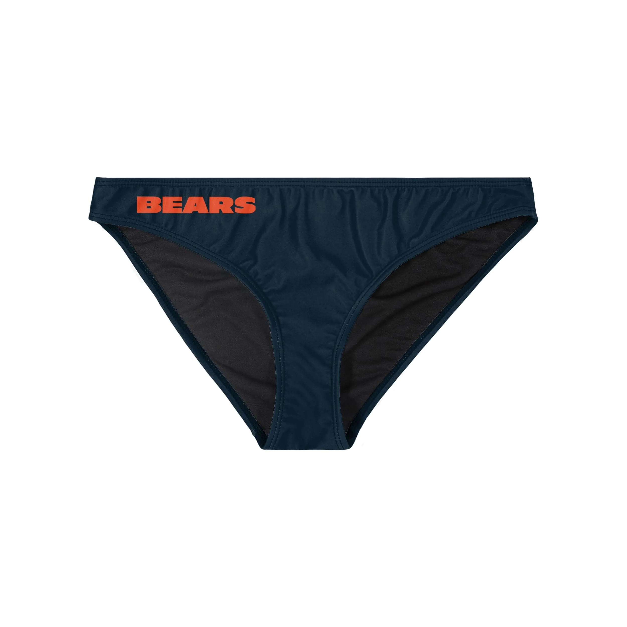 Chicago Bears NFL Womens Solid Wordmark Bikini Bottom - Image 2