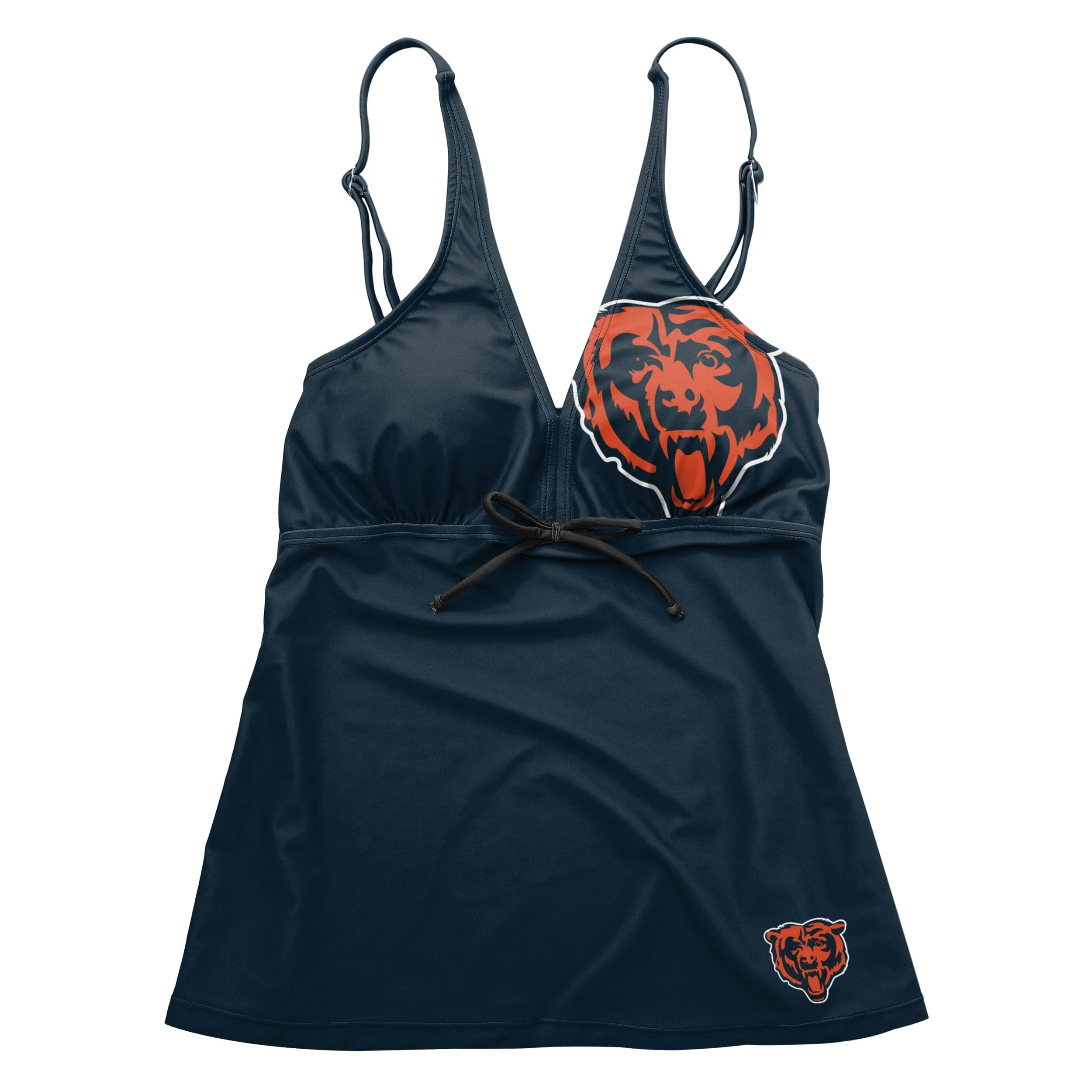Chicago Bears NFL Womens Summertime Solid Tankini - Image 2