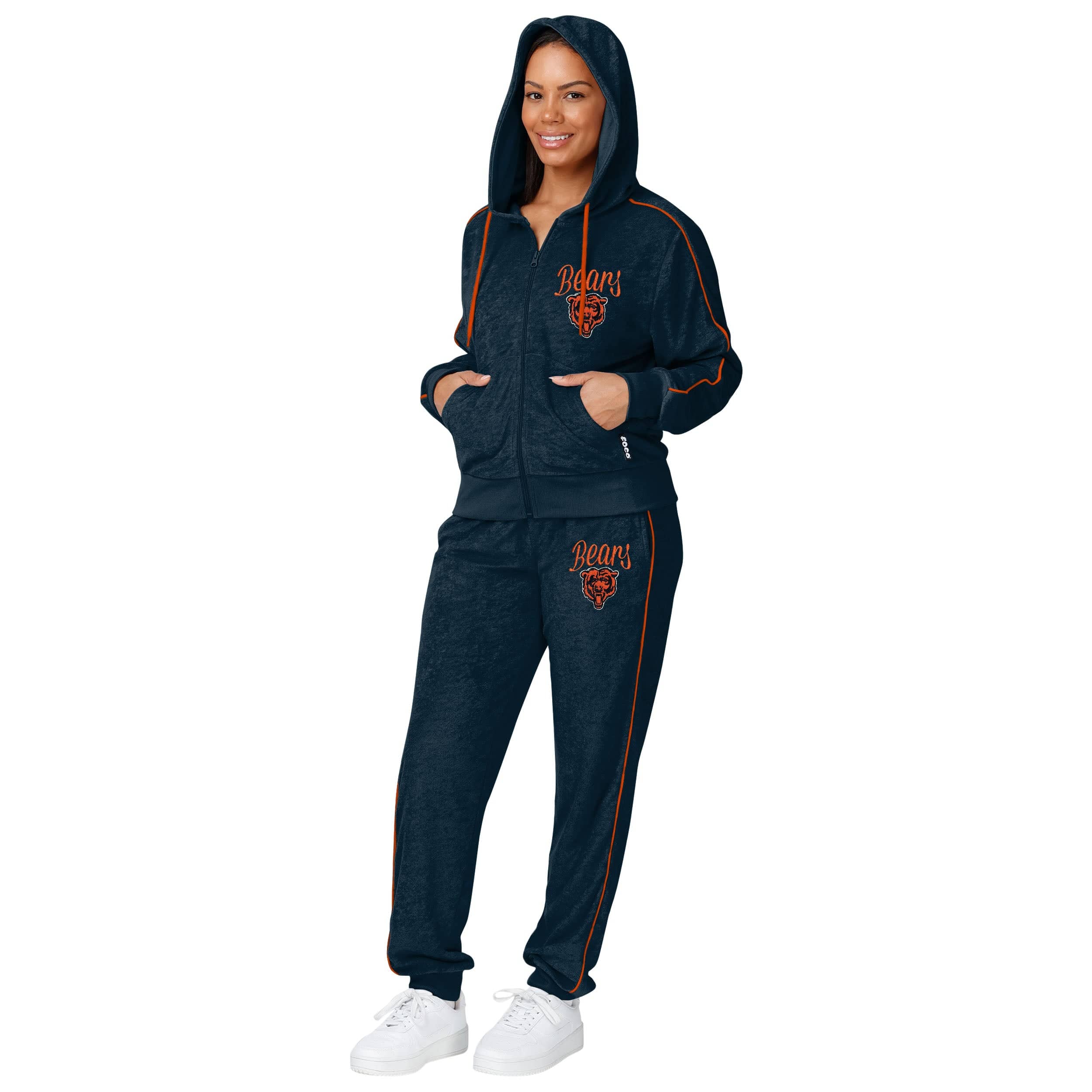 Chicago Bears NFL Womens Terry Knit Joggers - Image 5