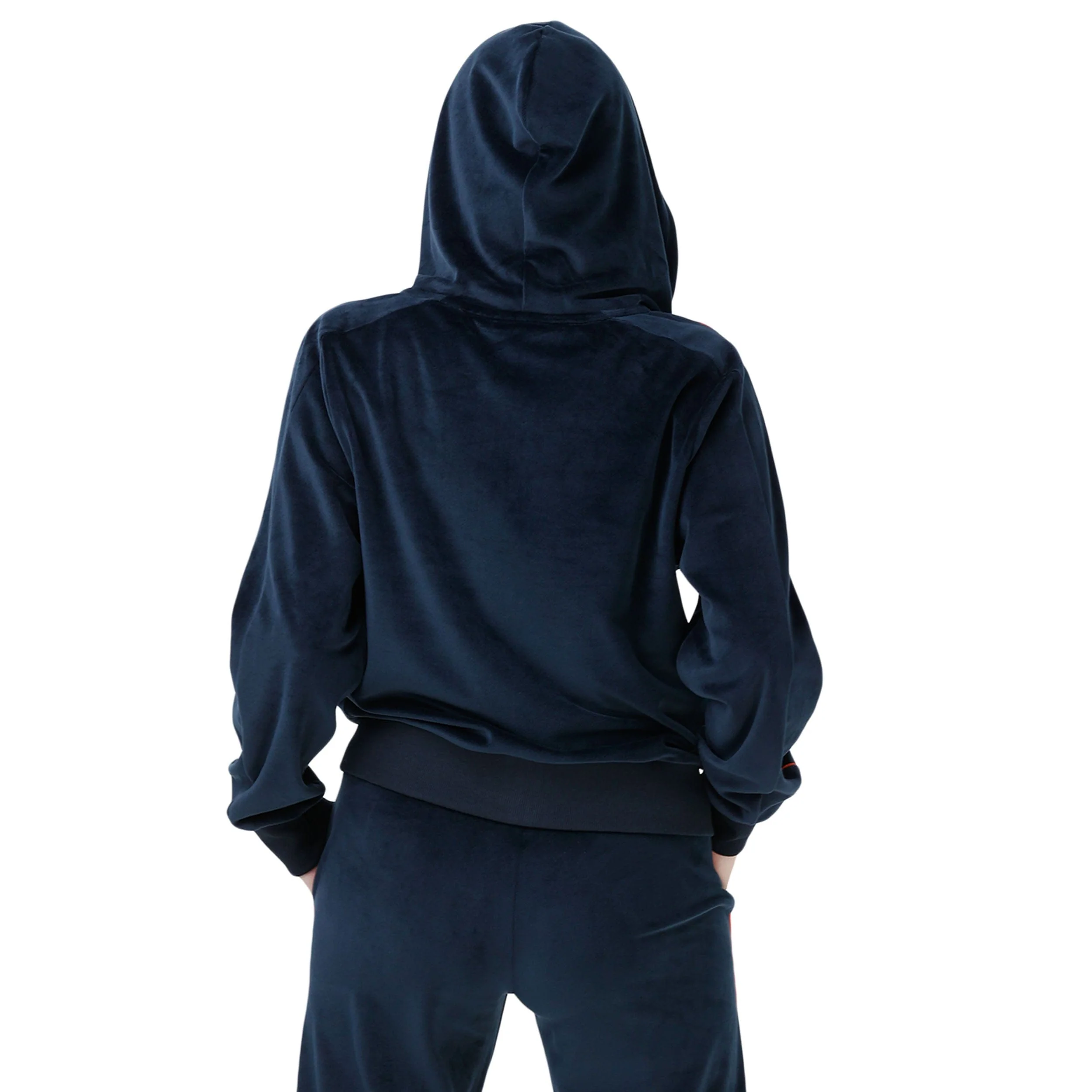 Chicago Bears NFL Womens Velour Zip Up Top - Image 2