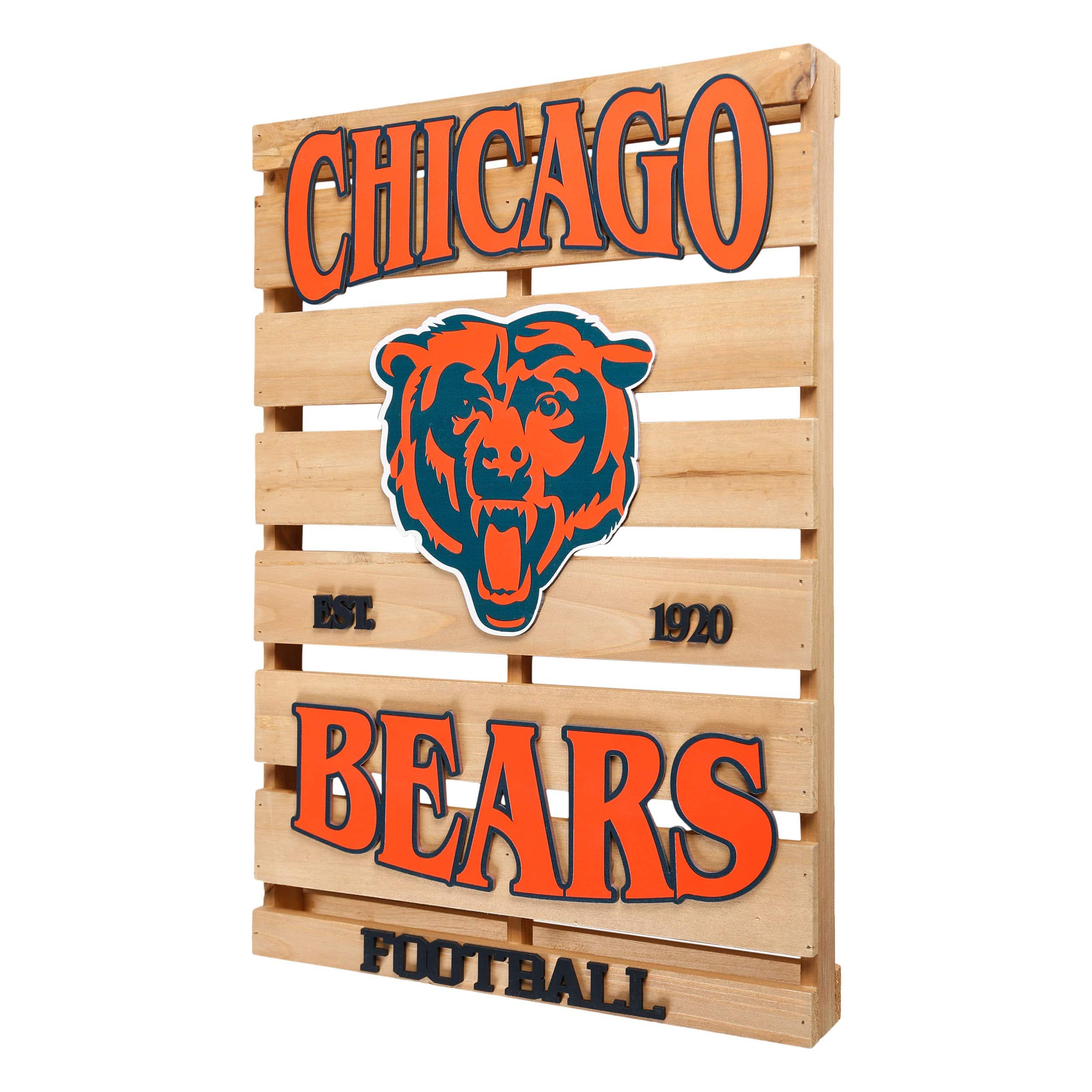 Chicago Bears NFL Wood Pallet Sign