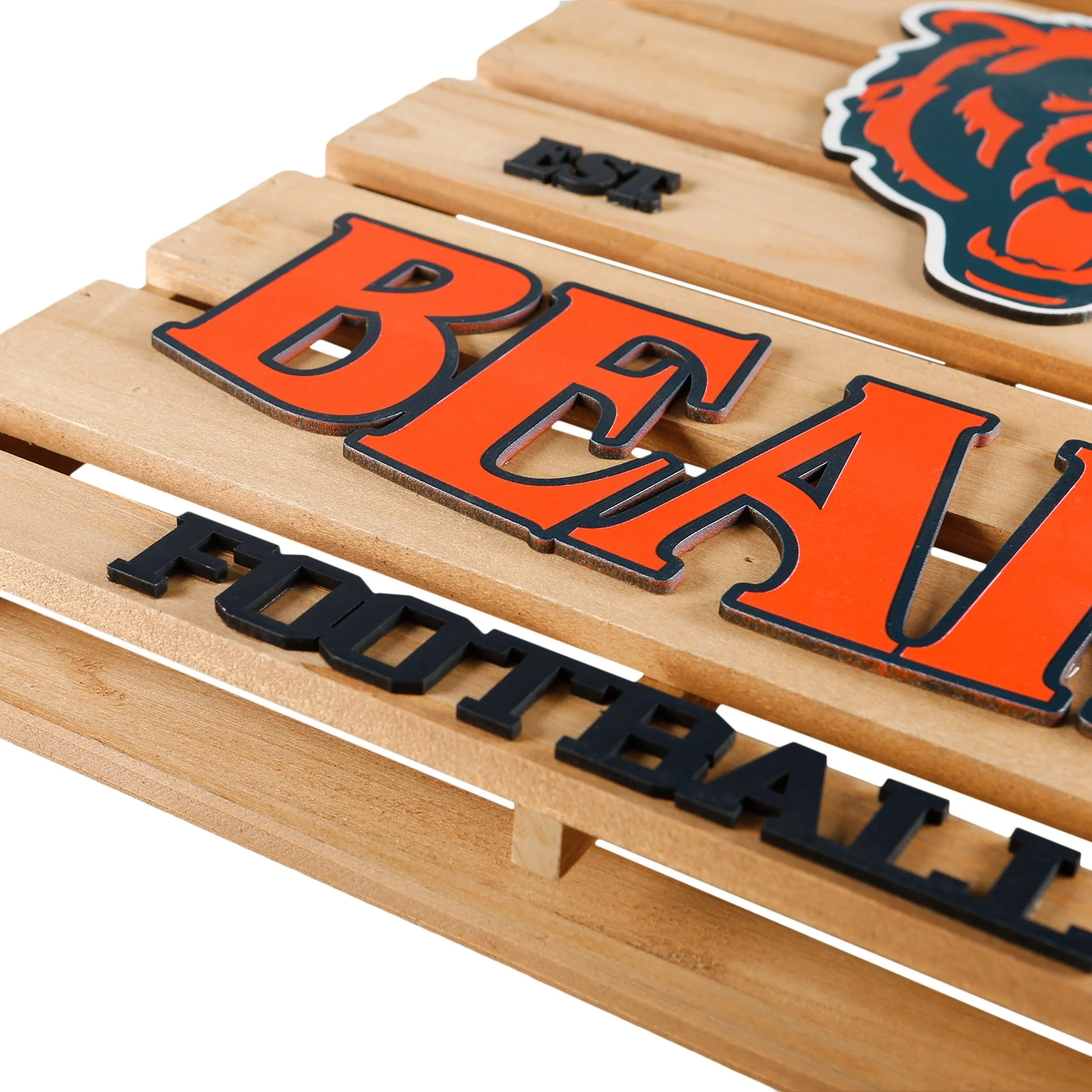 Chicago Bears NFL Wood Pallet Sign - Image 4