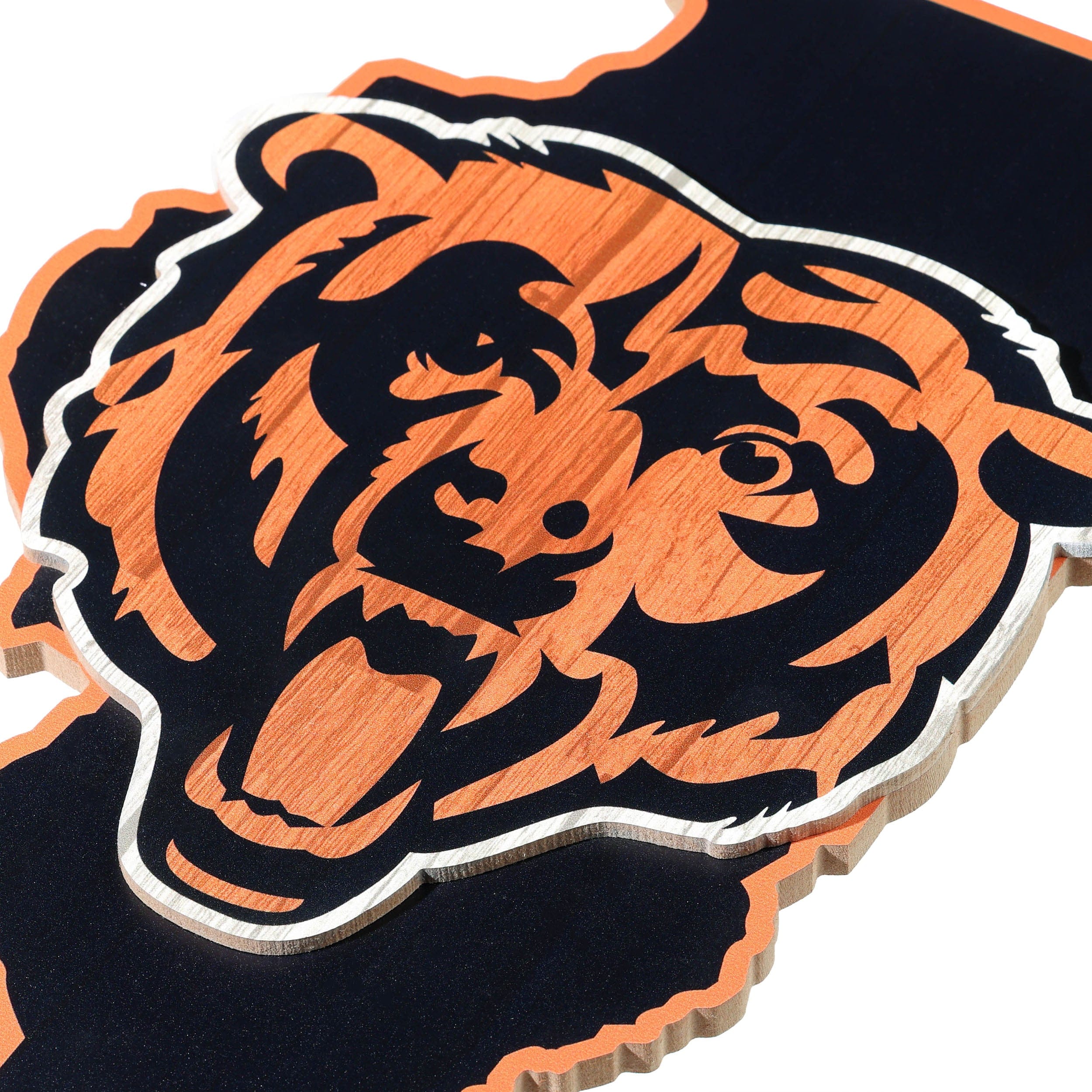 Chicago Bears NFL Wood State Sign - Image 3