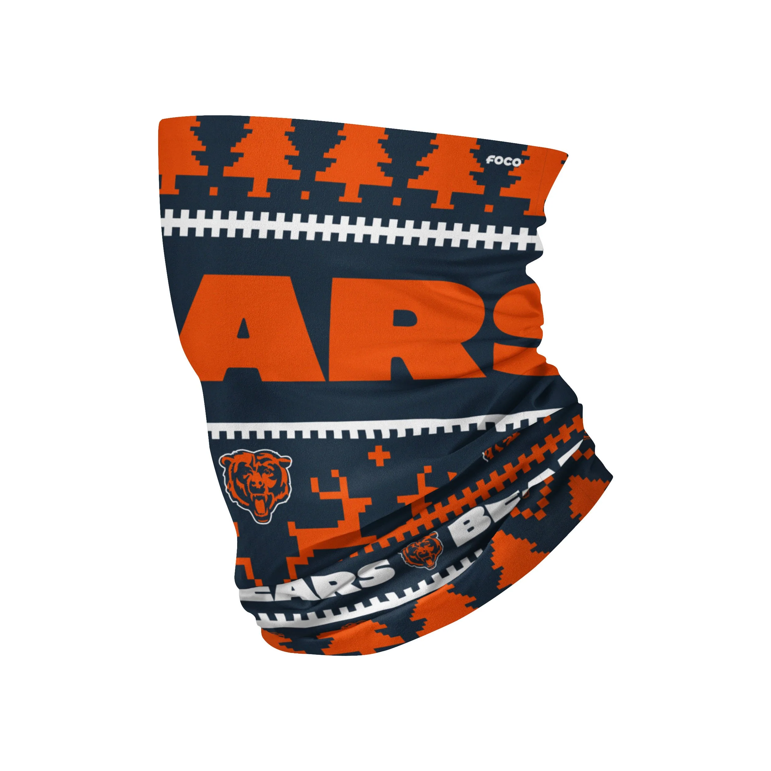 Chicago Bears NFL Wordmark Holiday Gaiter Scarf