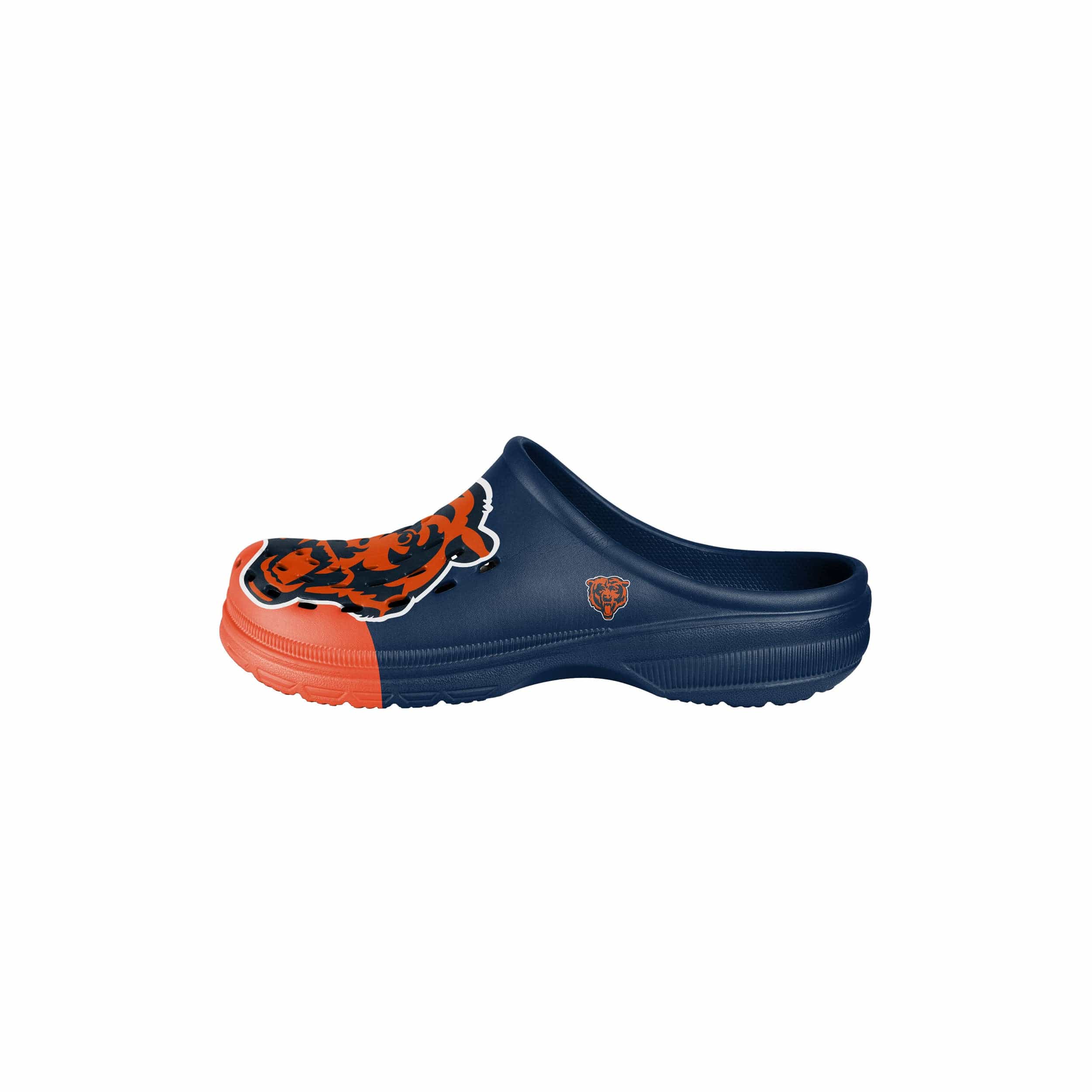 Chicago Bears NFL Youth Colorblock Big Logo Clog - Image 4