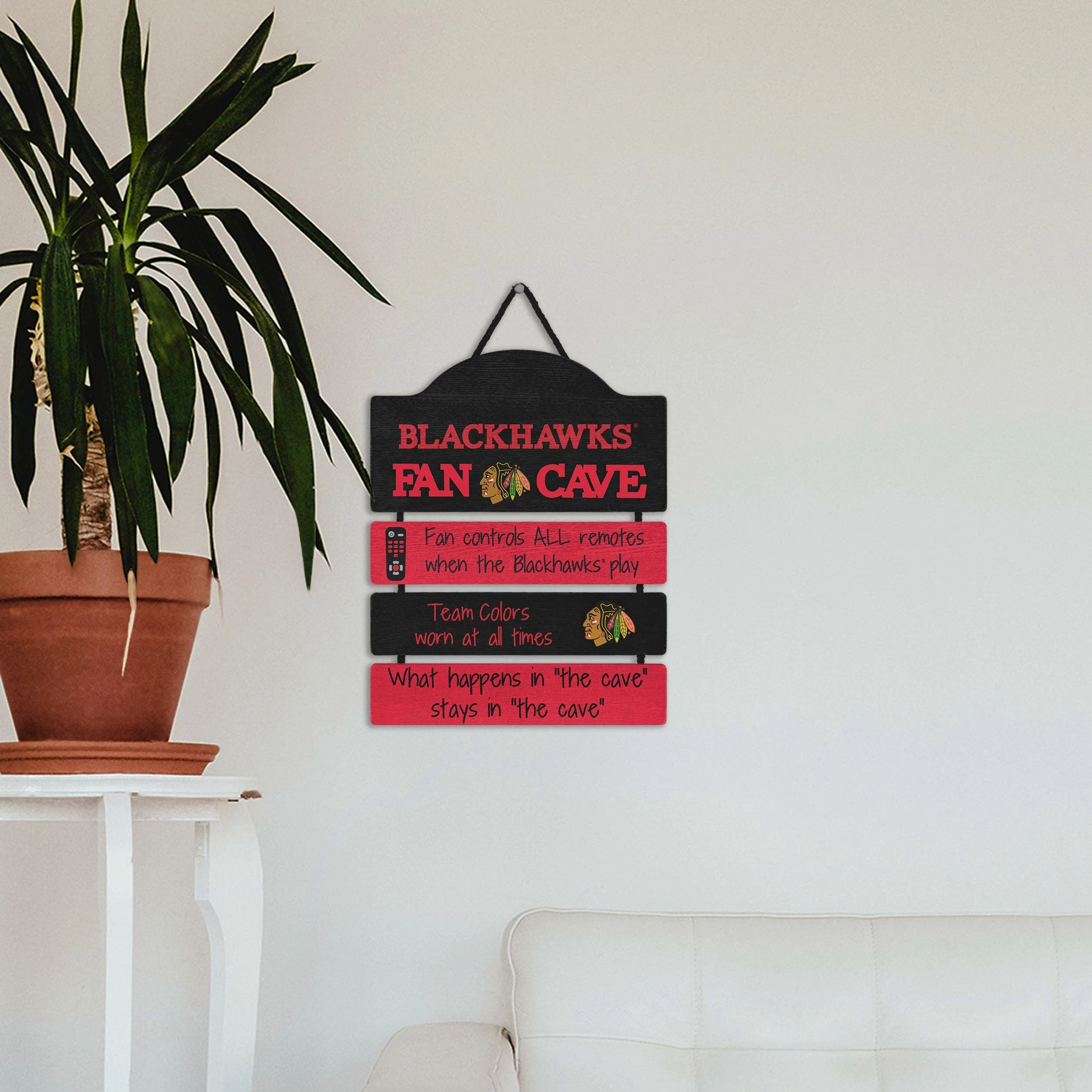 Chicago Blackhawks NHL Fancave Sign - Image 4