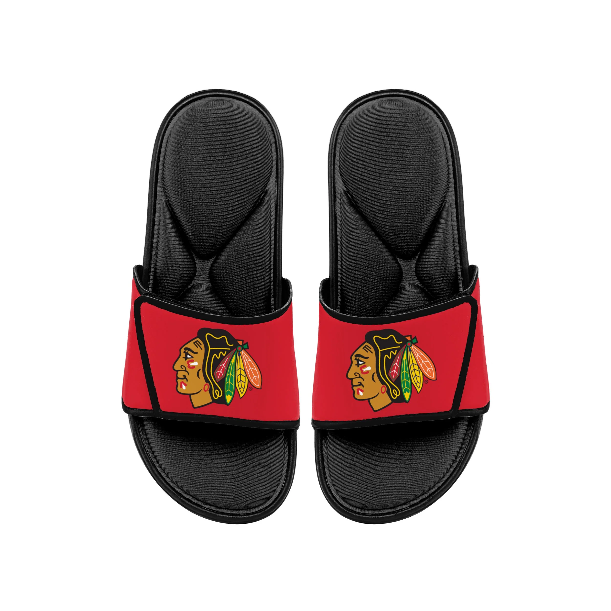 Chicago Blackhawks NHL Mens Foam Sport Slide Sandals - Image 4