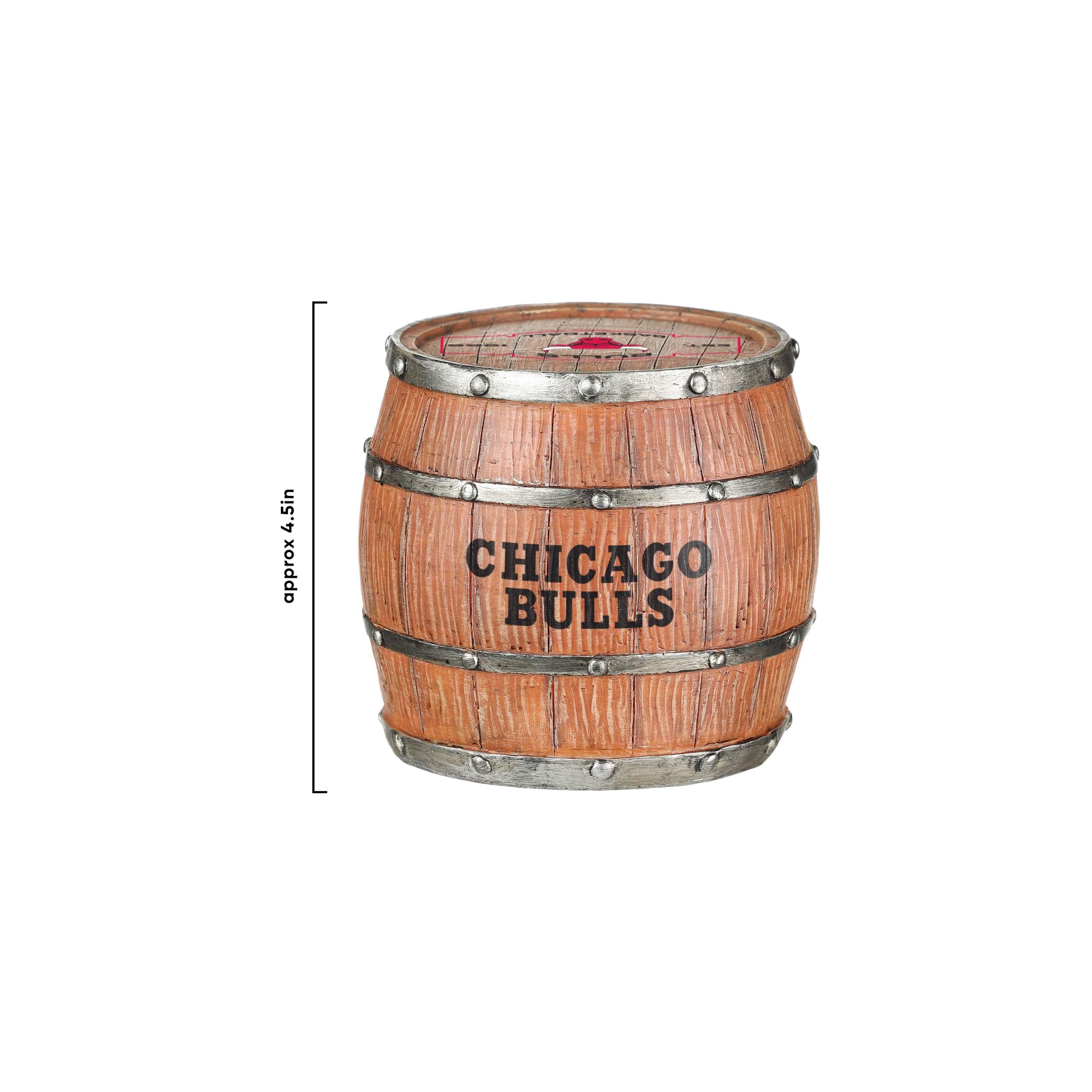 Chicago Bulls NBA 5 Pack Barrel Coaster Set - Image 4
