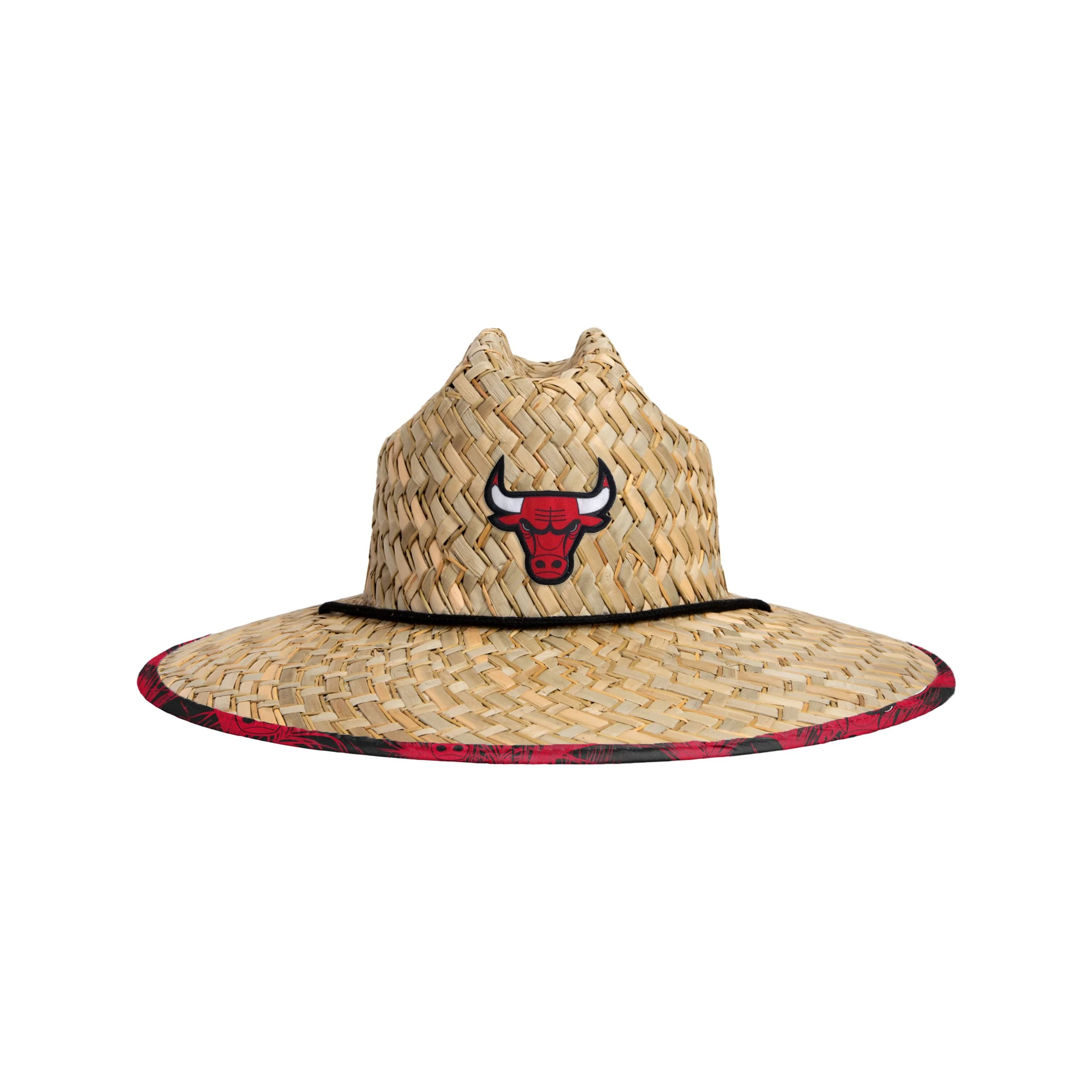 Chicago Bulls NBA Floral Straw Hat