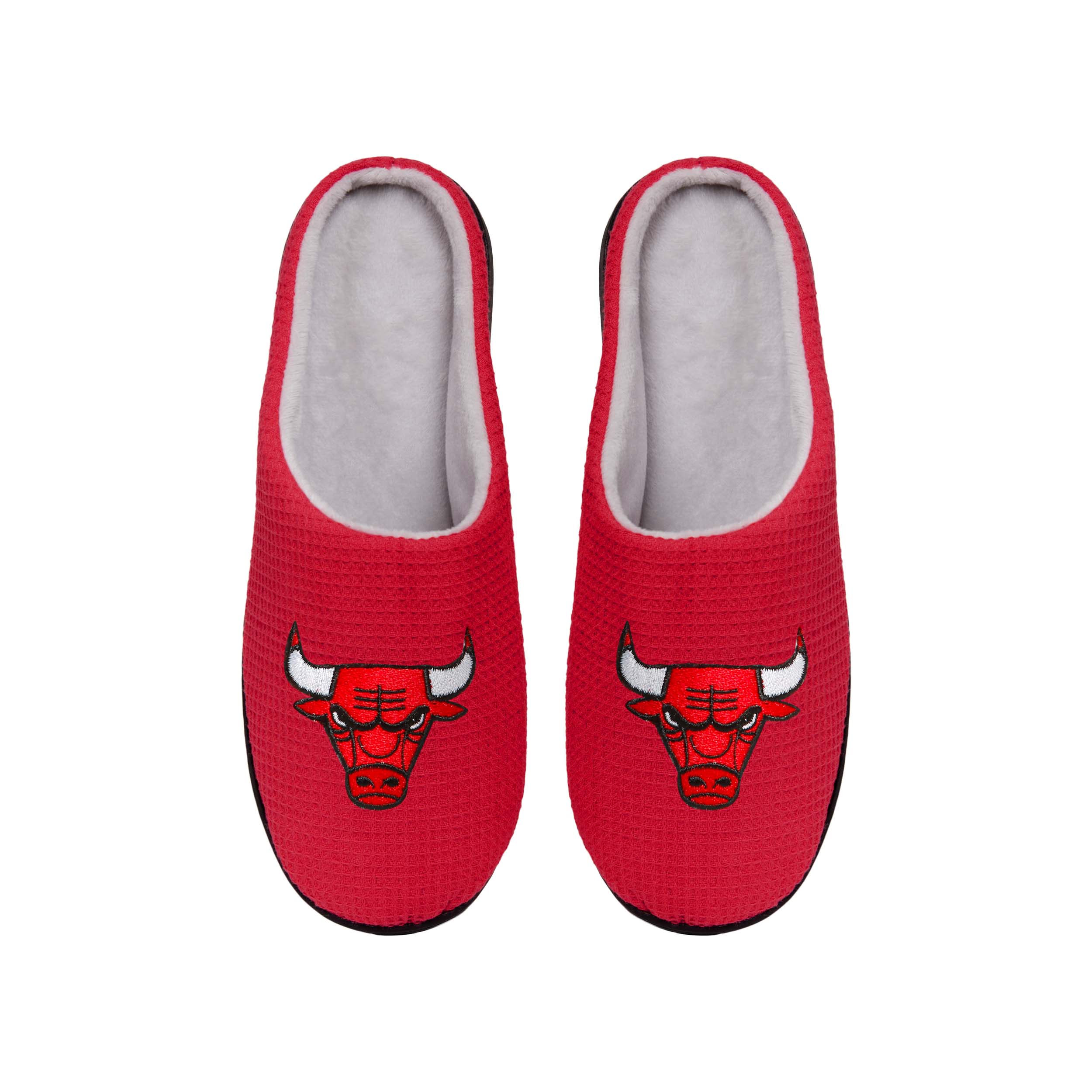 Chicago Bulls NBA Mens Memory Foam Slide Slippers - Image 2
