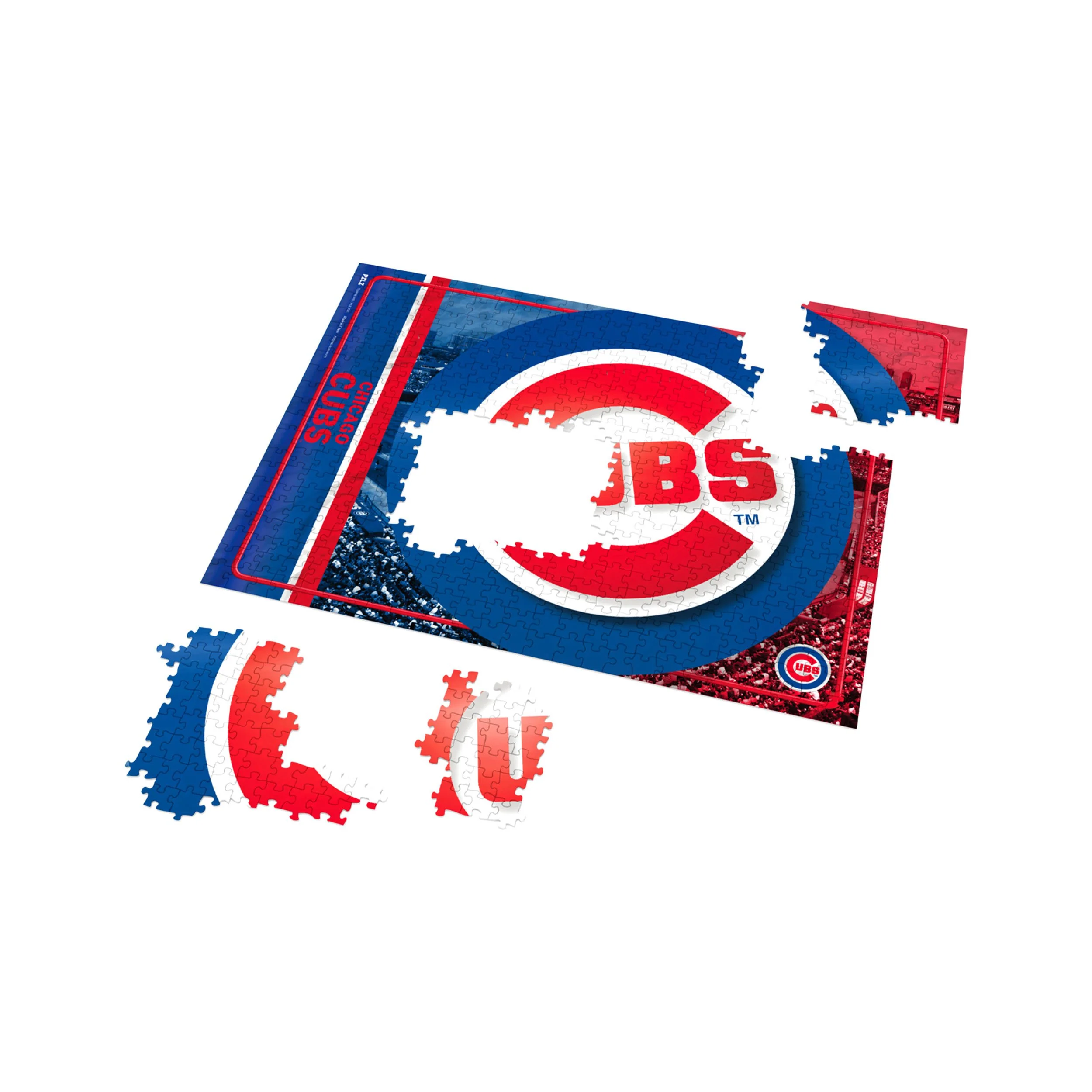 Chicago Cubs MLB Big Logo 500 Piece Jigsaw Puzzle PZLZ - Image 3