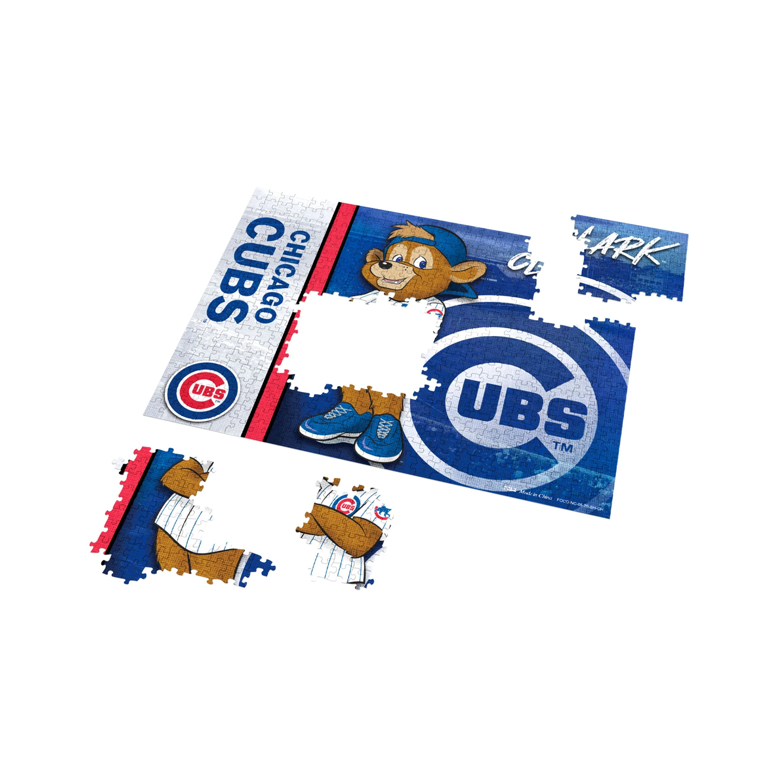 Chicago Cubs MLB Big Logo 500 Piece Jigsaw Puzzle PZLZ - Clark - Image 3