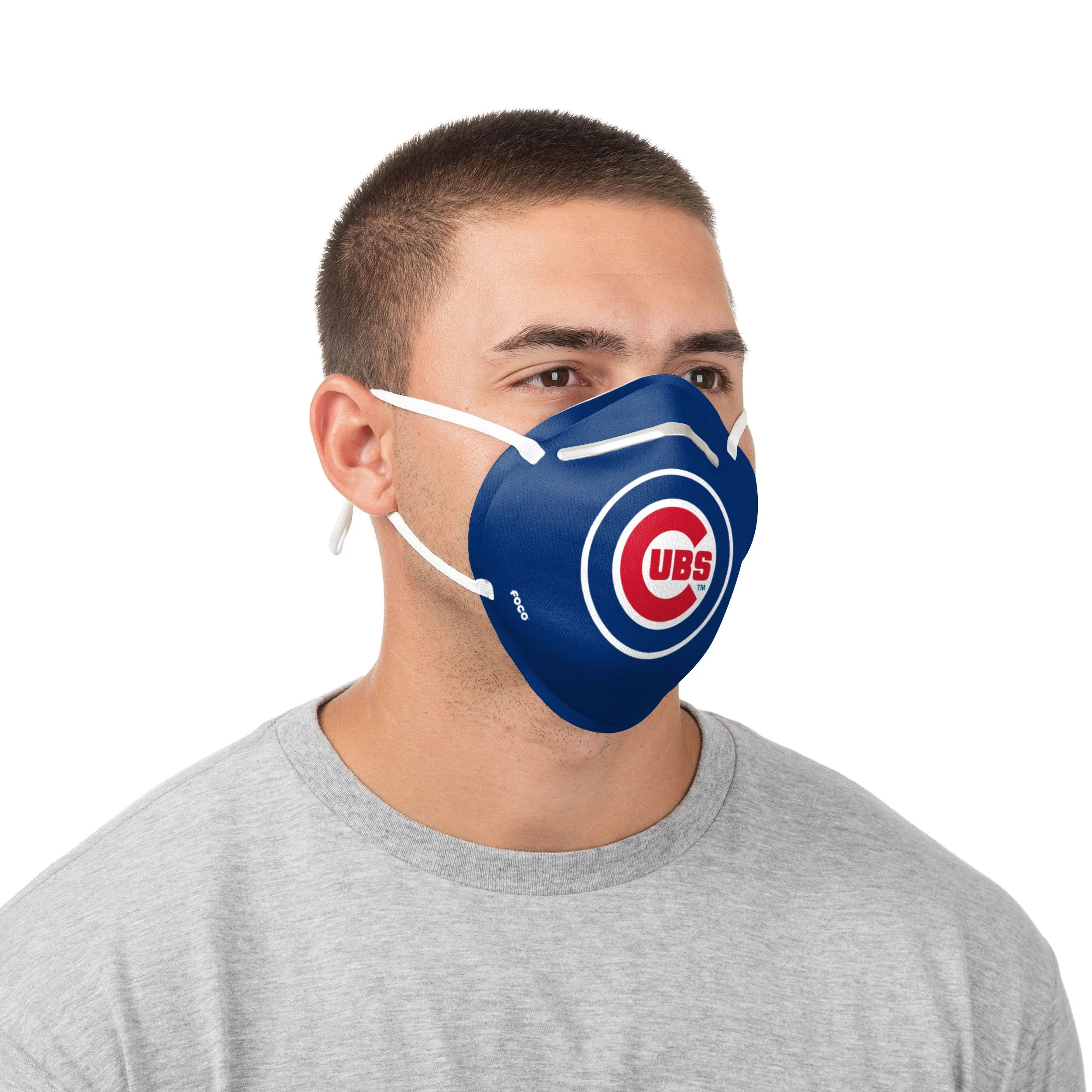Chicago Cubs MLB Big Logo Cone Face Cover - Image 2