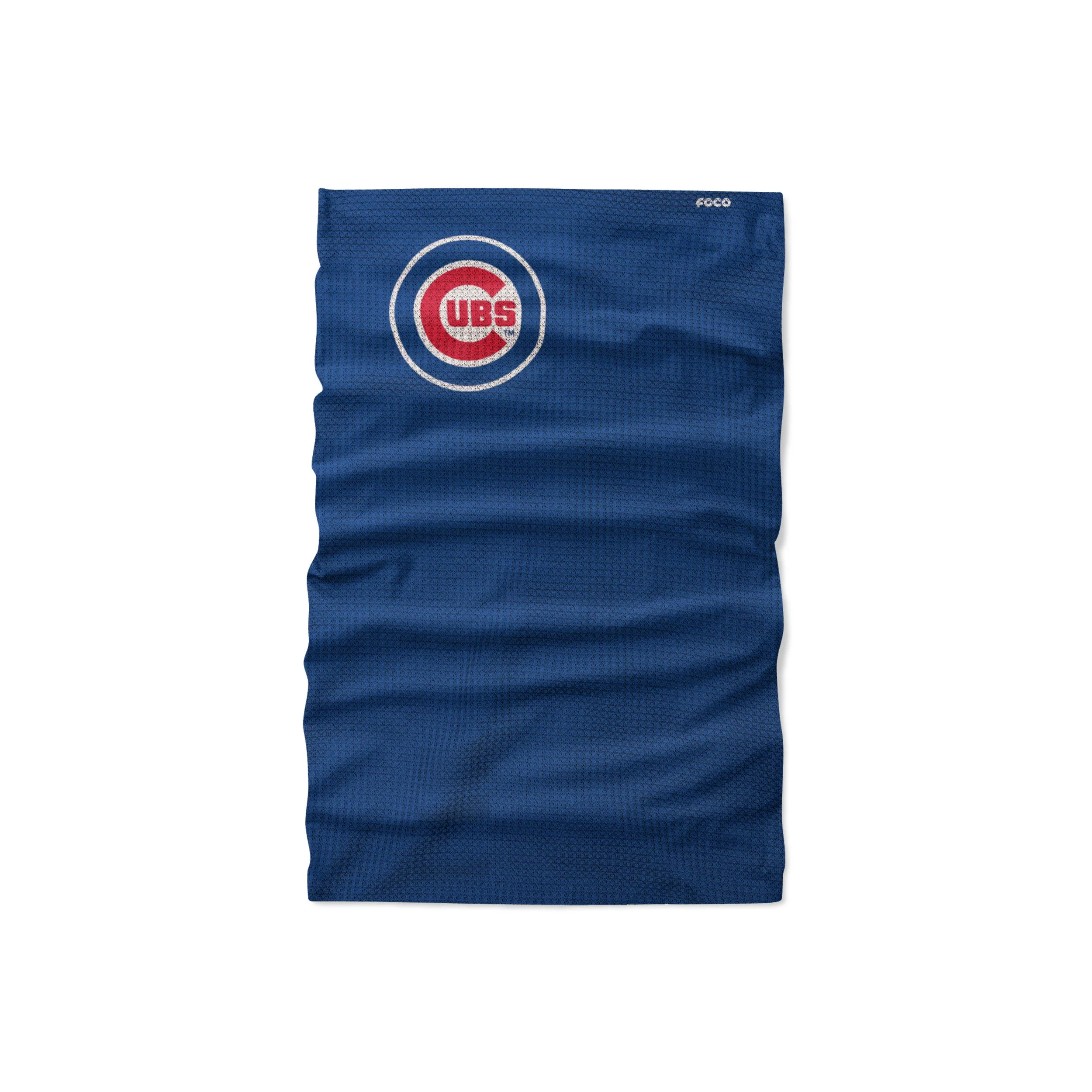 Chicago Cubs MLB Big Logo Waffle Gaiter Scarf - Image 2