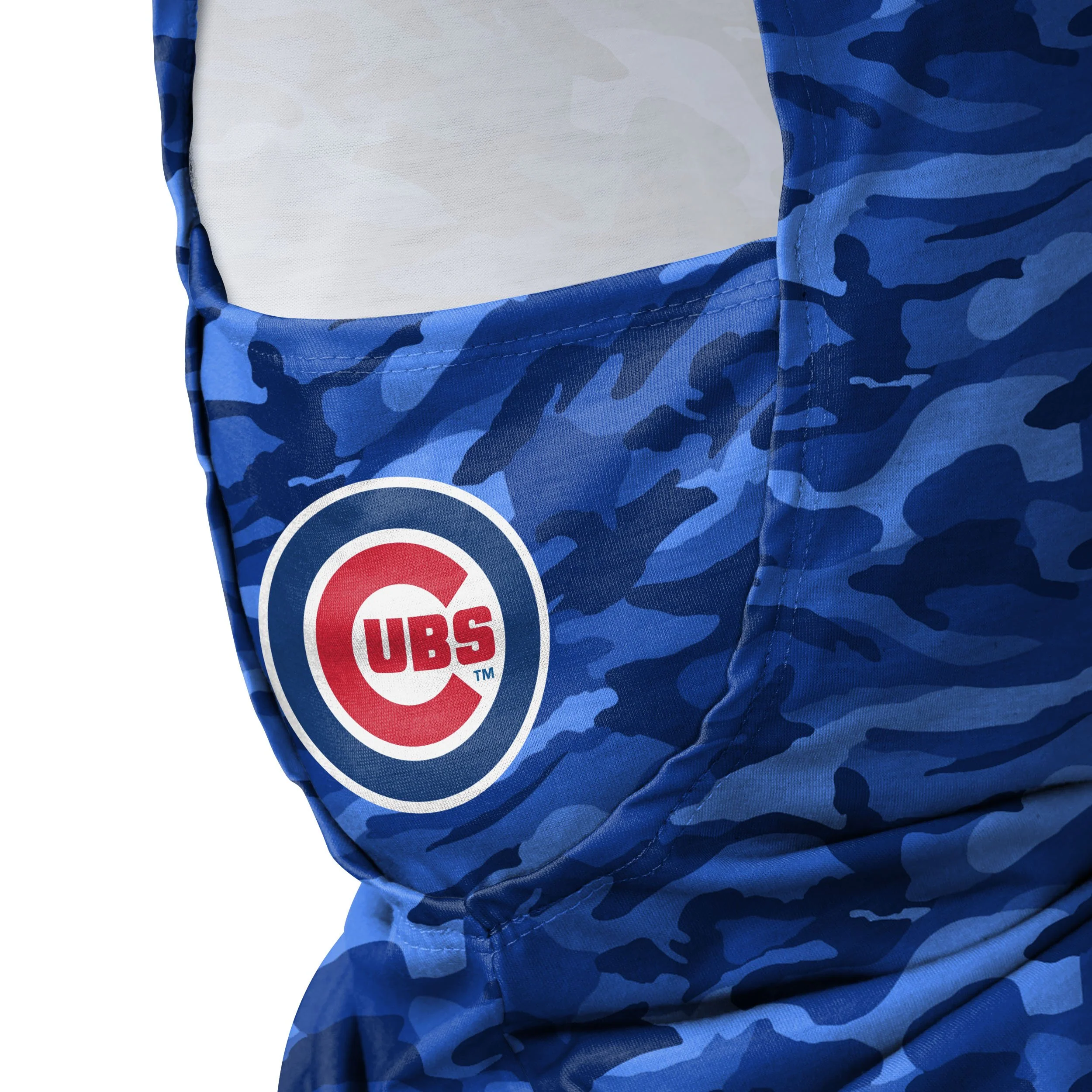 Chicago Cubs MLB Camo Lightweight Hooded Gaiter - Image 3