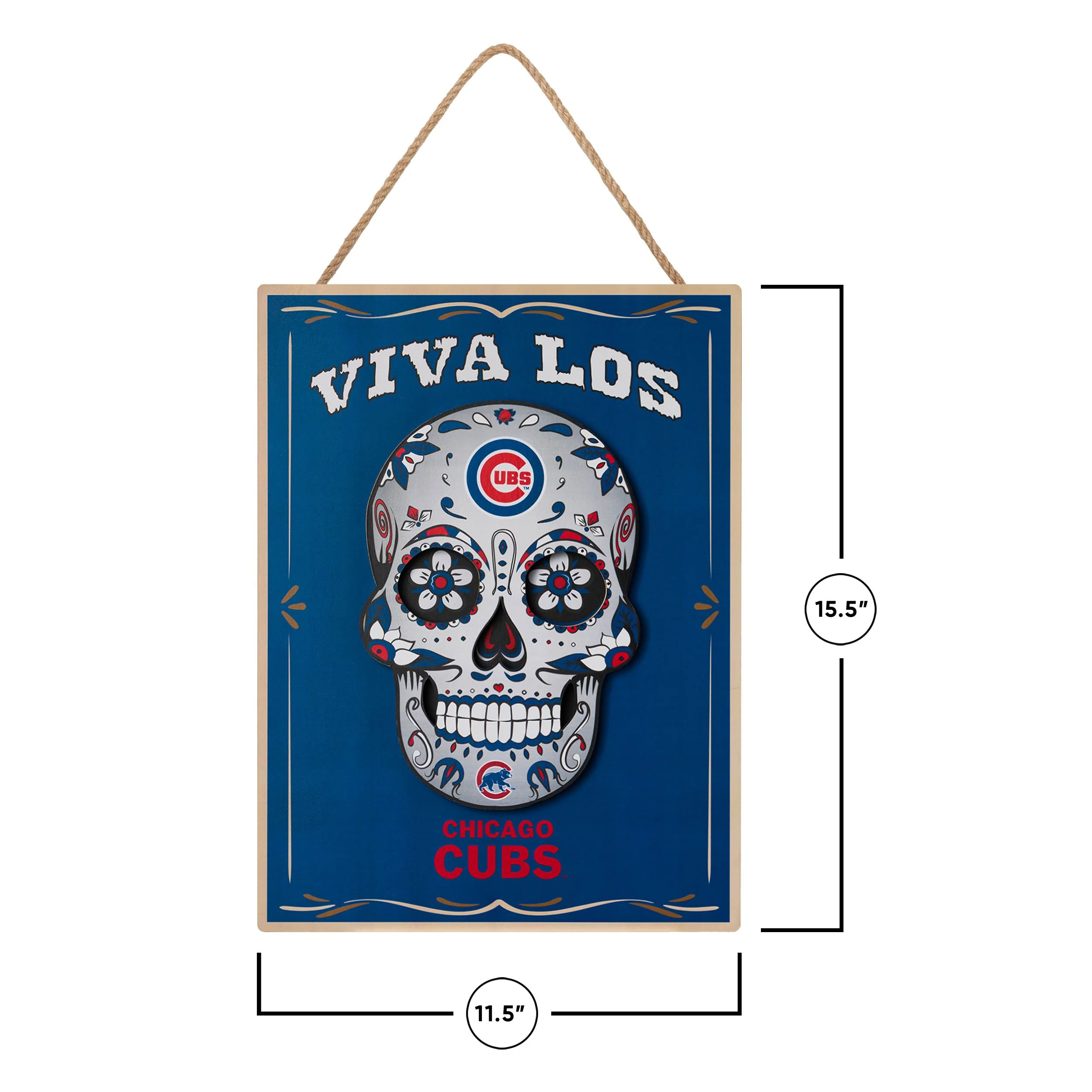 Chicago Cubs MLB Day ofThe Dead LED Sign - Image 3