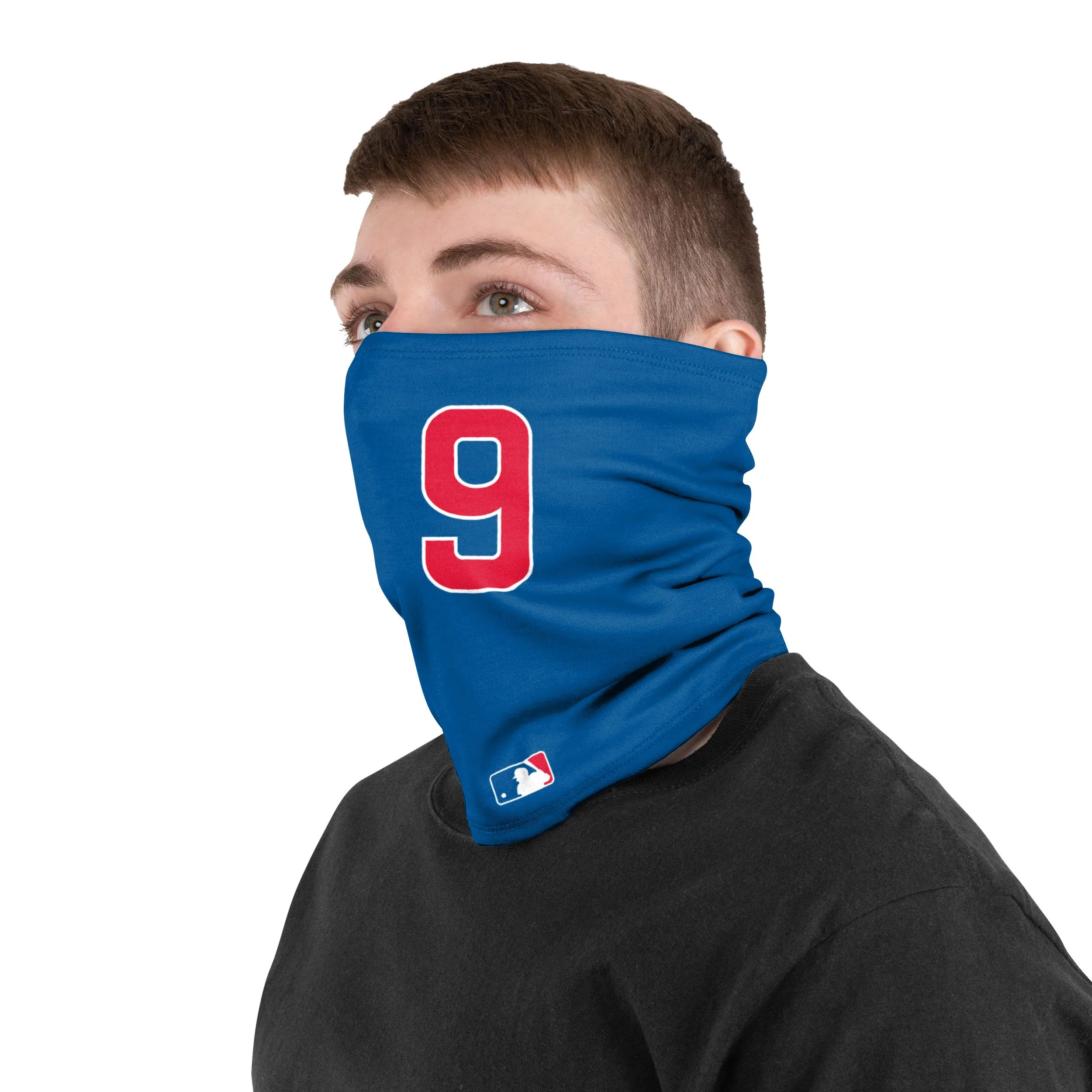 Chicago Cubs MLB Javier Baez On-Field Blue UV Gaiter Scarf - Image 3