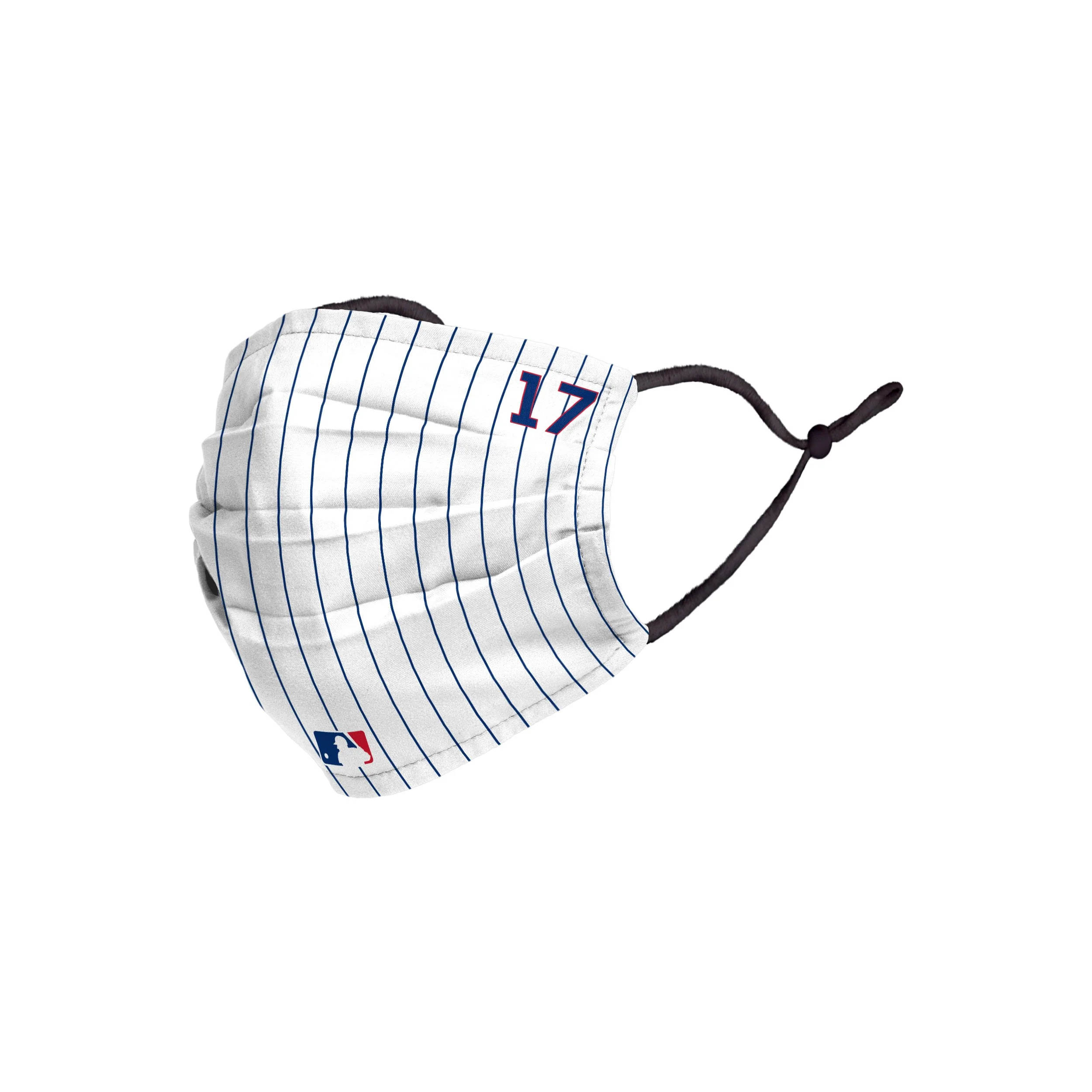 Chicago Cubs MLB Kris Bryant On-Field Gameday Pinstripe Adjustable Face Cover - Image 4