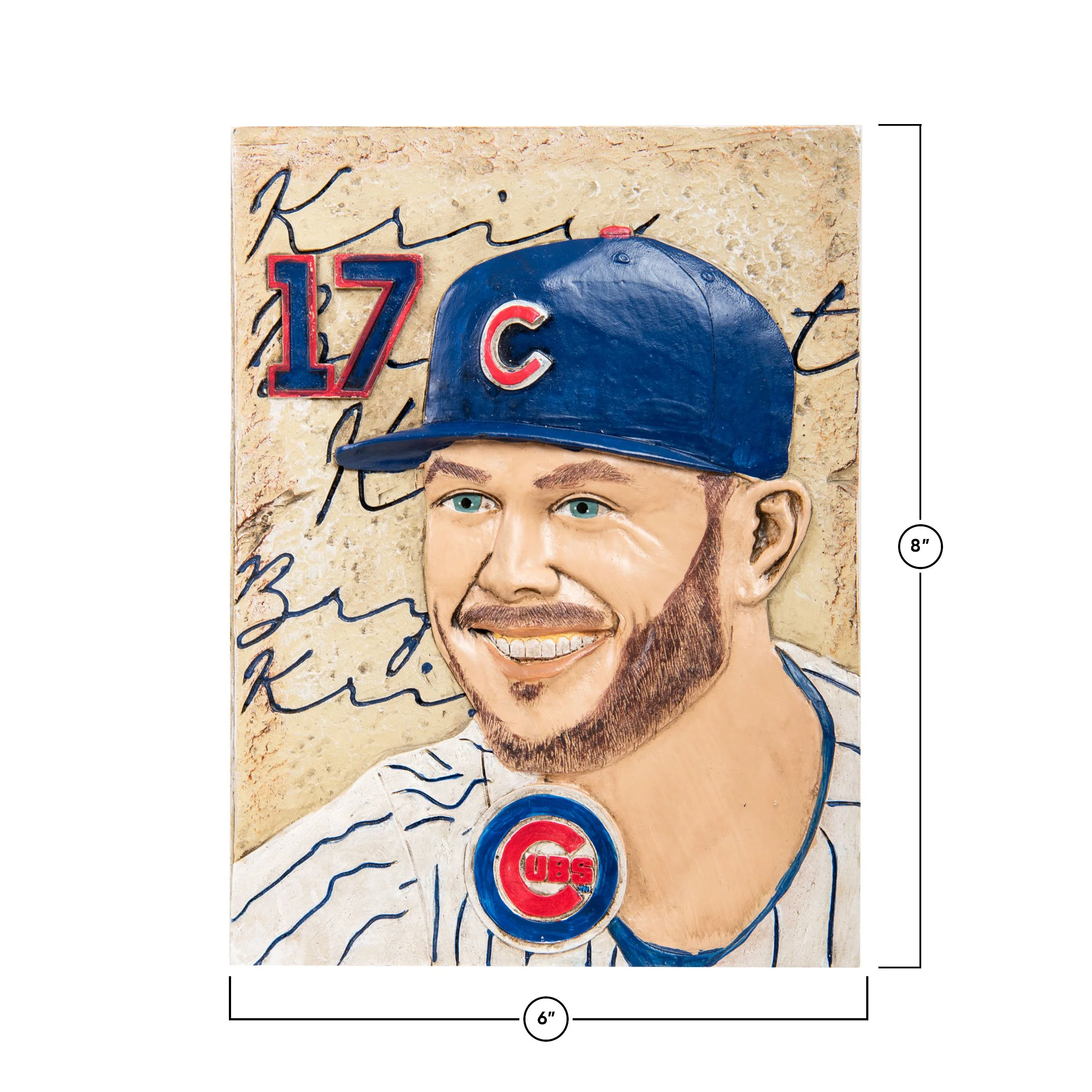 Chicago Cubs MLB Kris Bryant Player Wall Plaque - Image 3