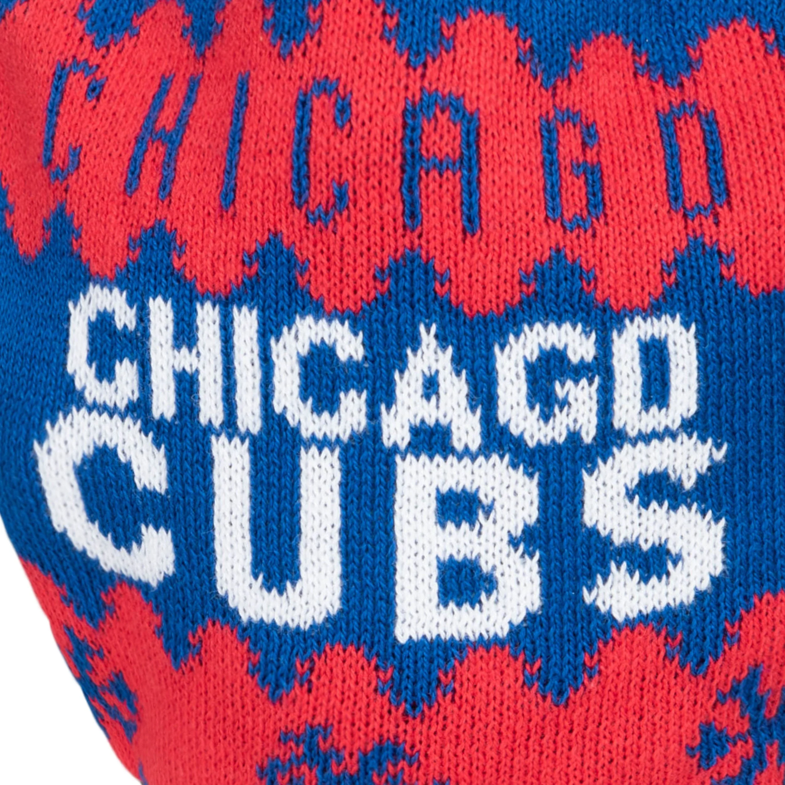 Chicago Cubs MLB Mens Knit 2 Pack Face Cover - Image 4