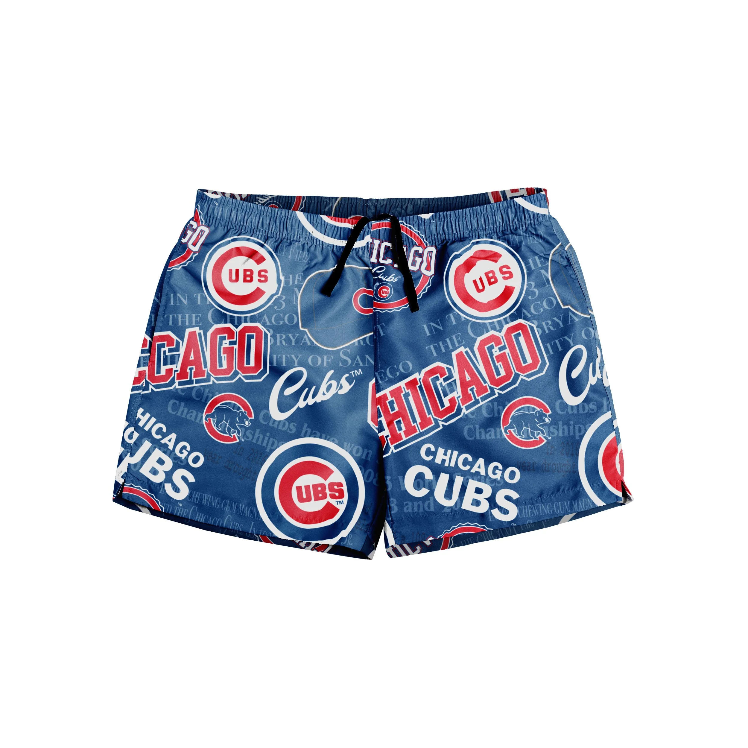 Chicago Cubs MLB Mens Logo Rush Swimming Trunks - Image 4
