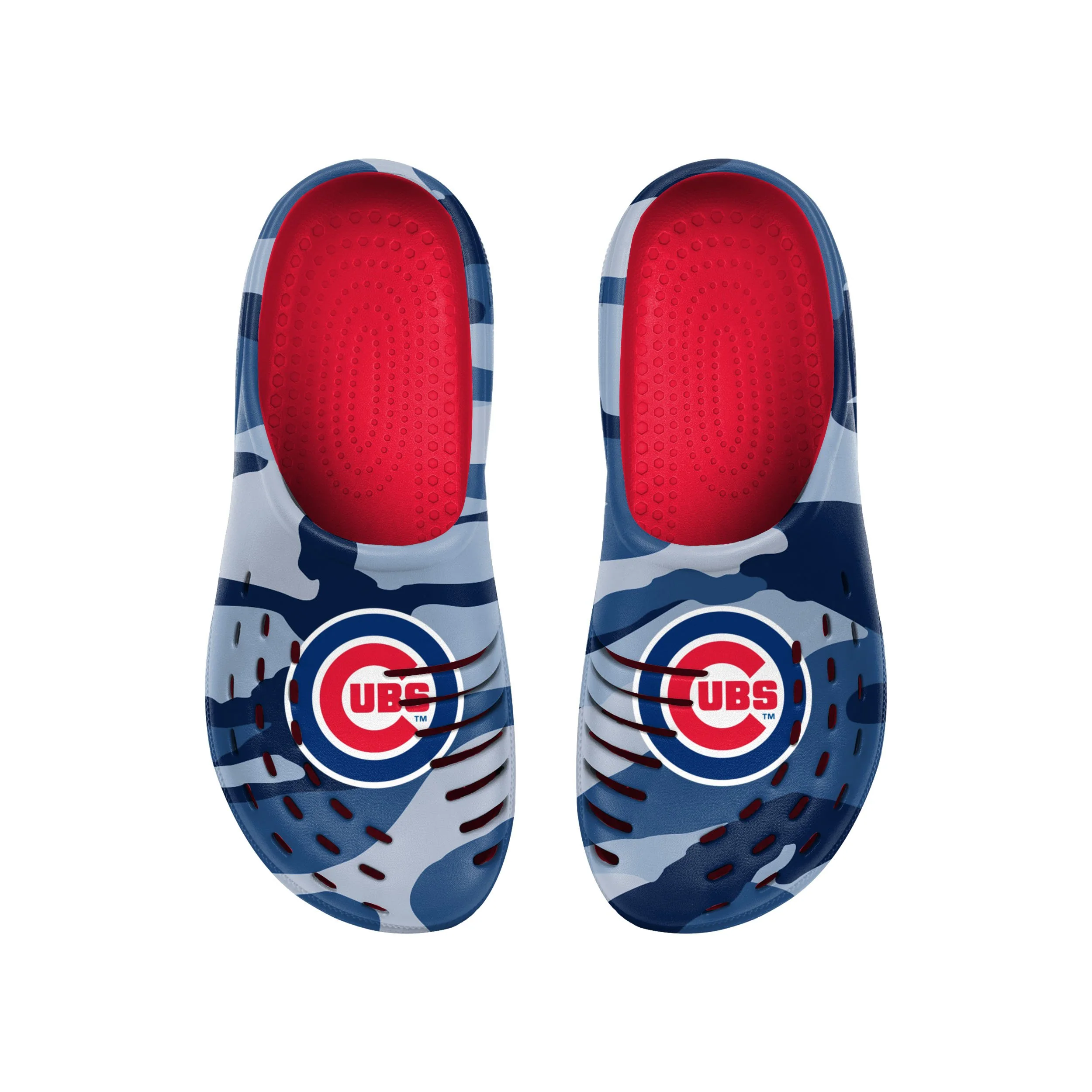 Chicago Cubs MLB Mens Tonal Camo Clog - Image 4