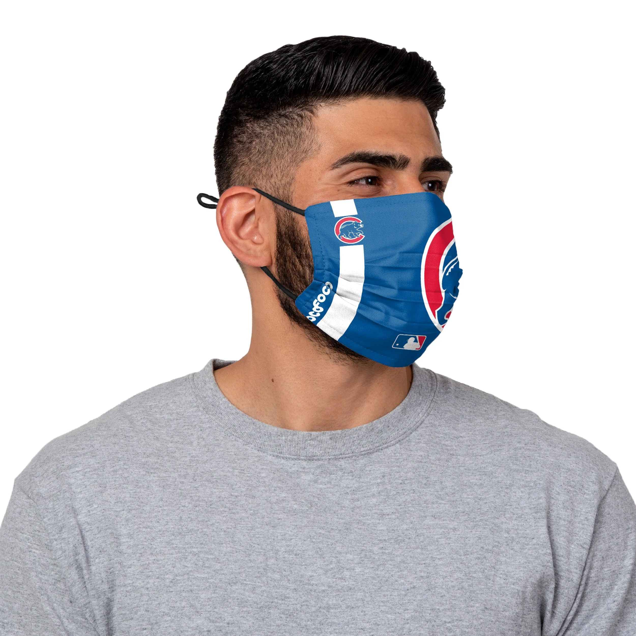 Chicago Cubs MLB On-Field Adjustable Blue Face Cover - Image 2