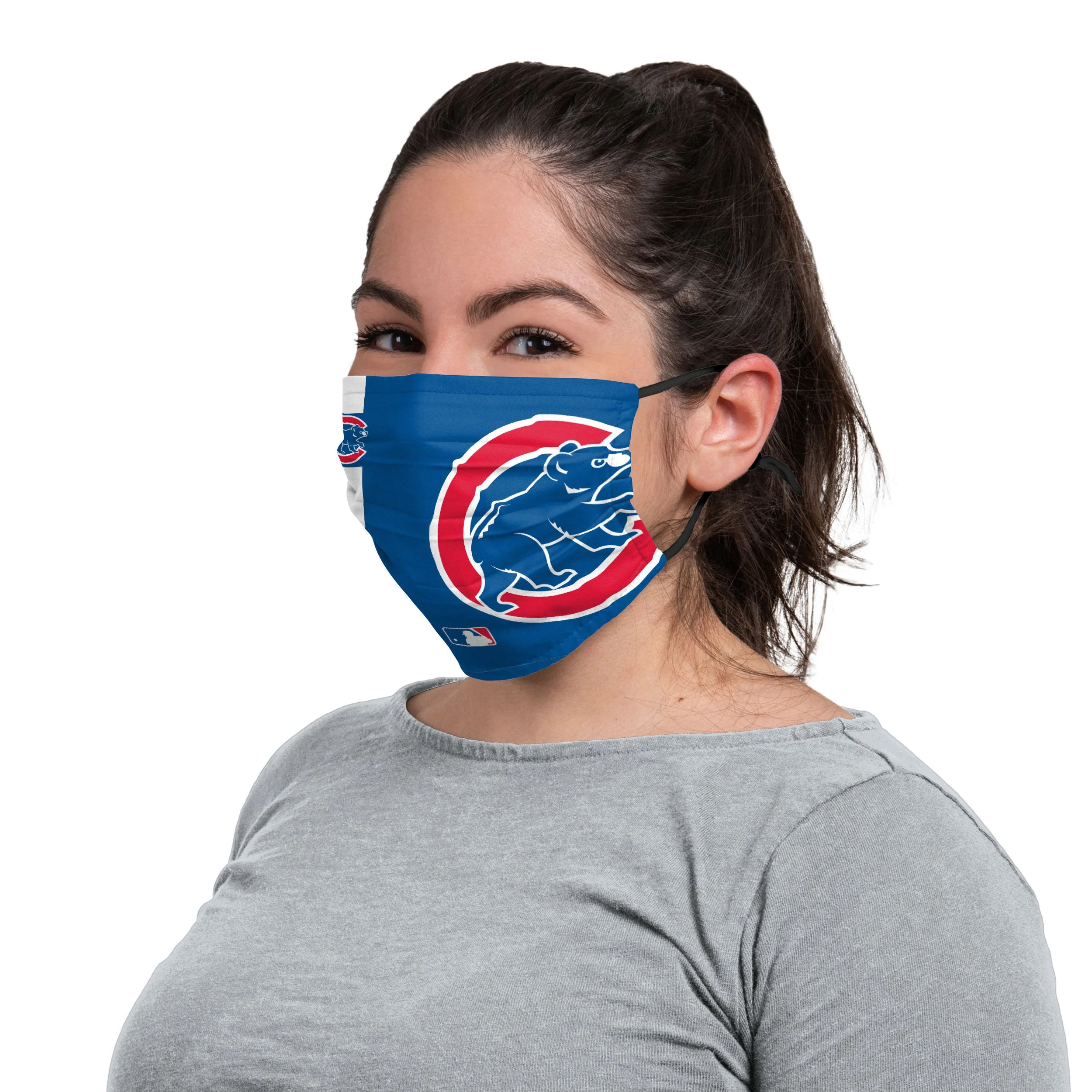Chicago Cubs MLB On-Field Adjustable Blue Face Cover - Image 3