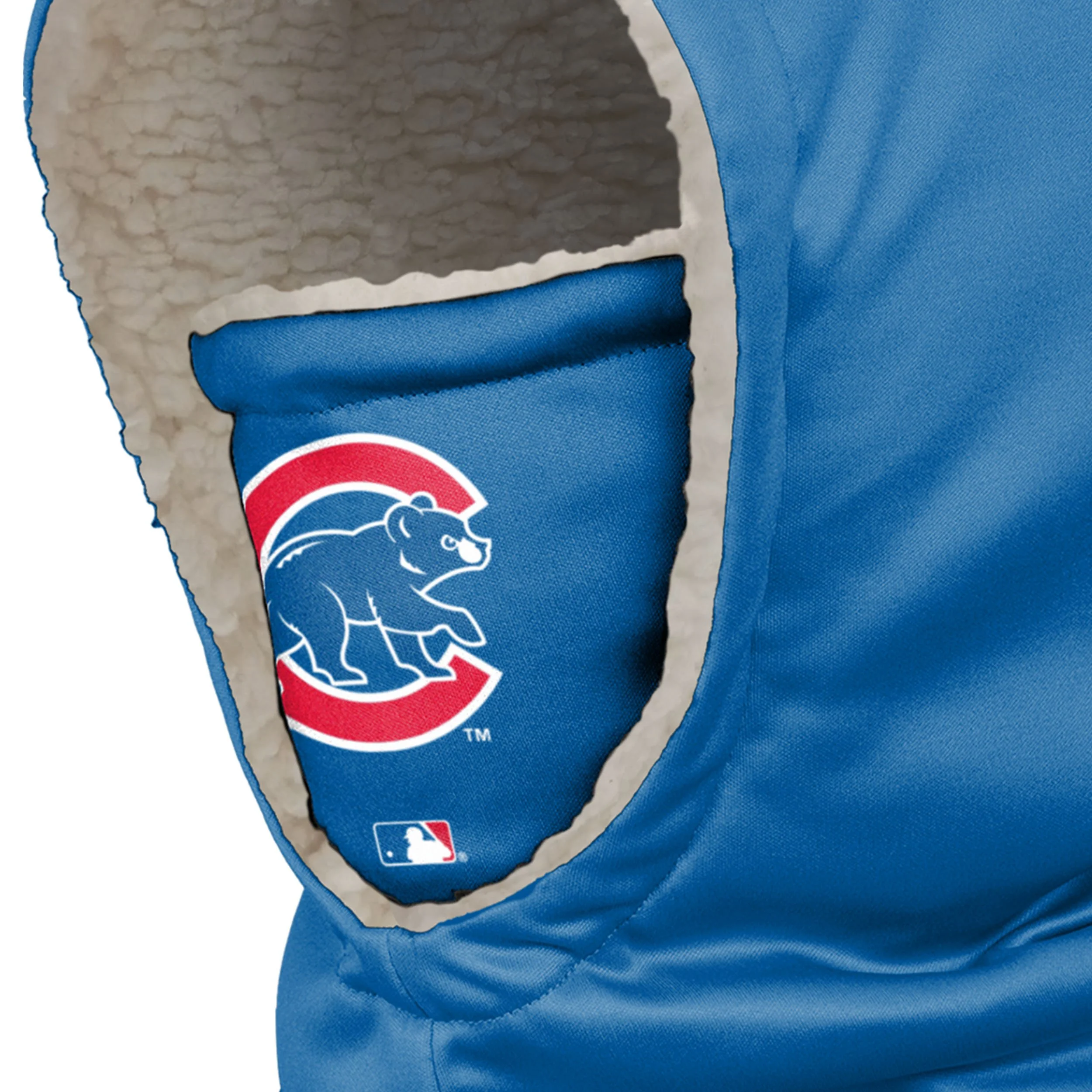 Chicago Cubs MLB On-Field Blue Hooded Gaiter - Image 3