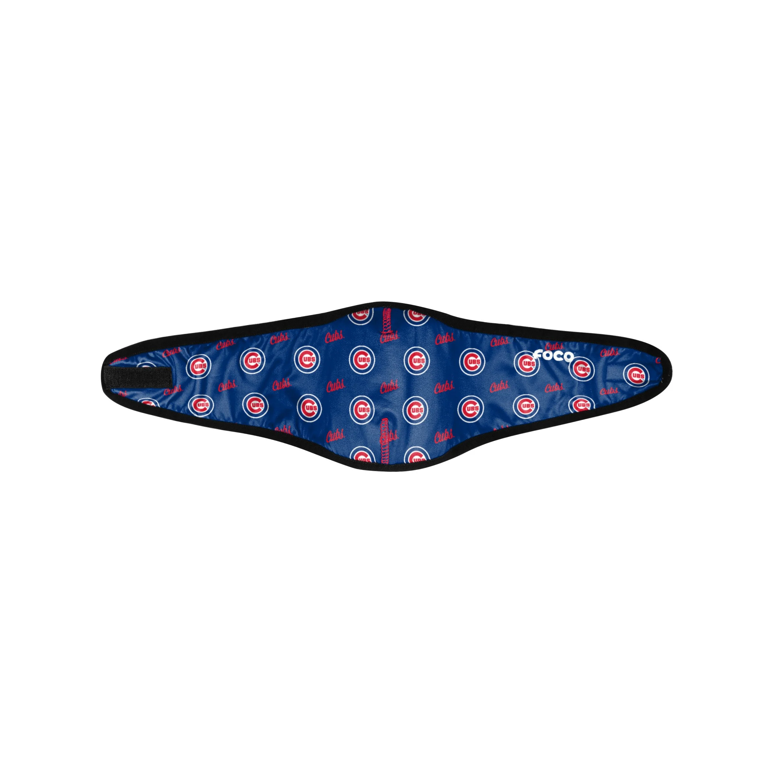 Chicago Cubs MLB Repeat Script Earband Face Cover - Image 3