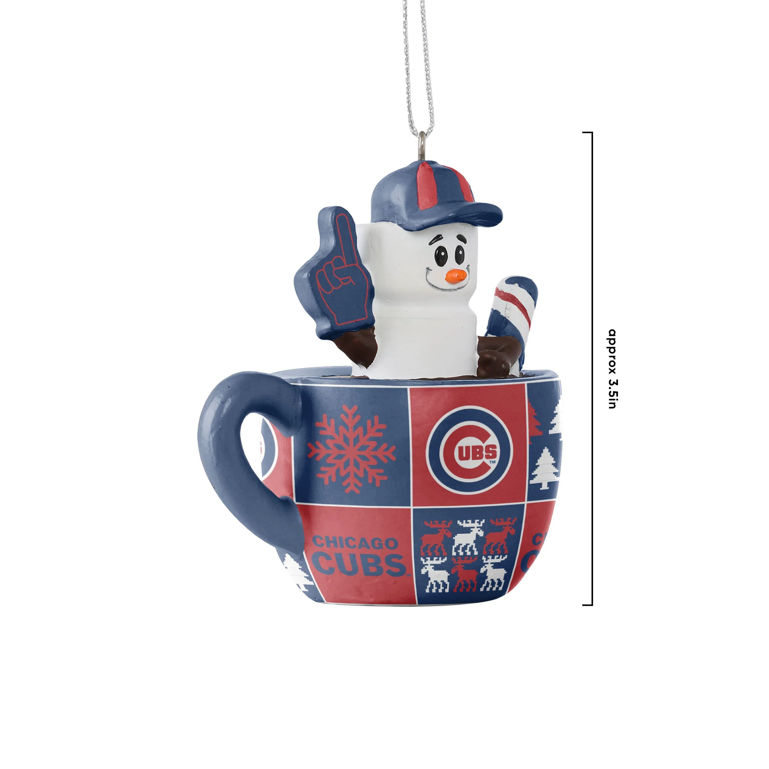 Chicago Cubs MLB Smores Mug Ornament - Image 3