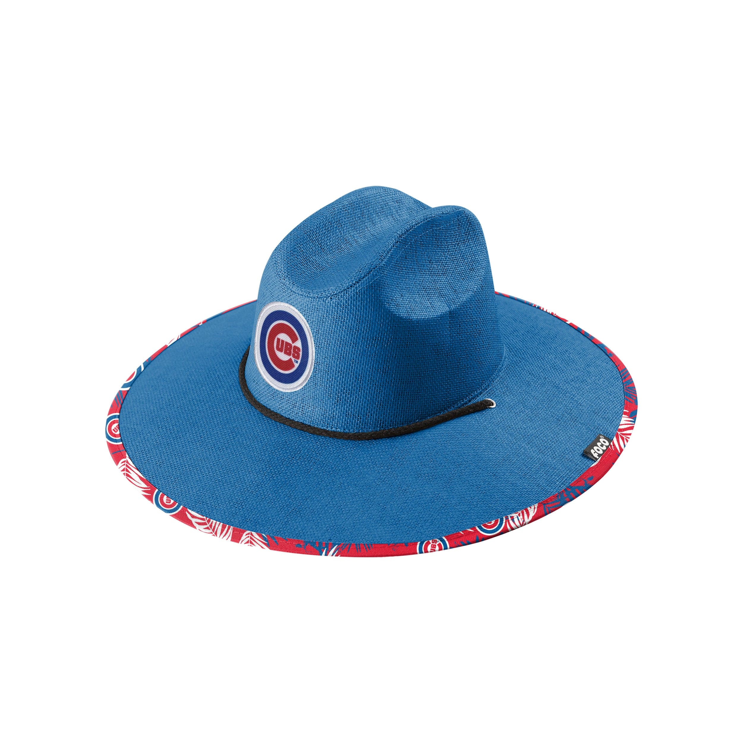 Chicago Cubs MLB Team Color Straw Hat - Image 3