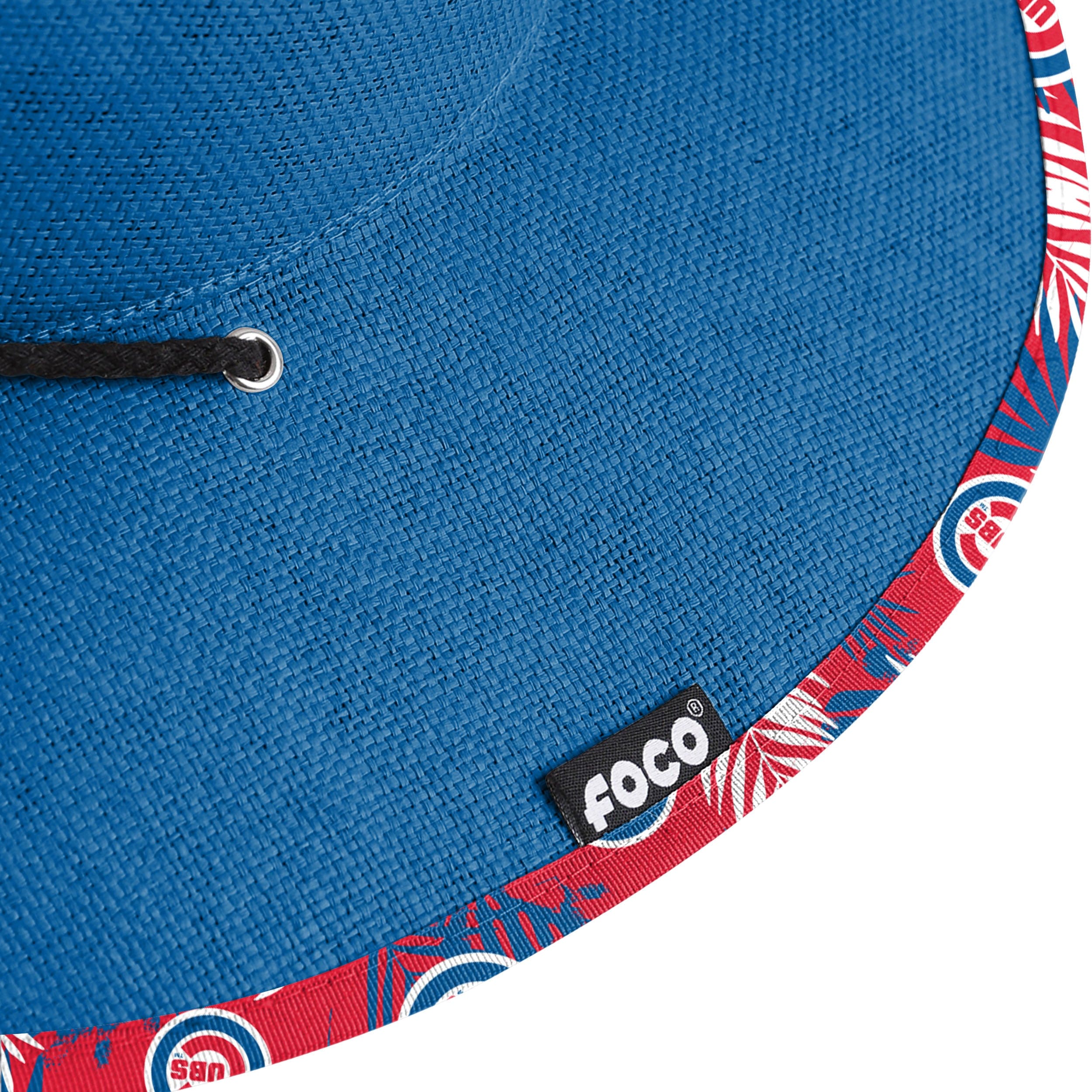 Chicago Cubs MLB Team Color Straw Hat - Image 7