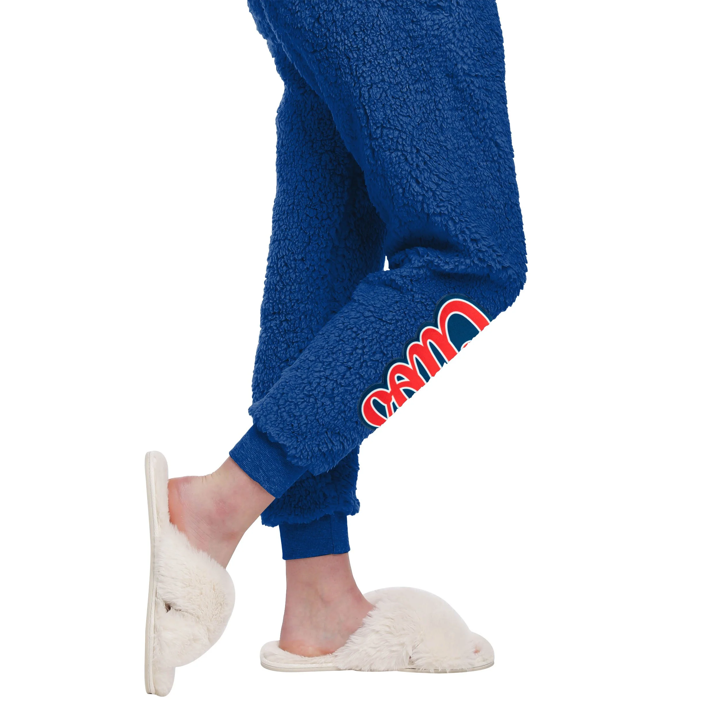 Chicago Cubs MLB Womens Sherpa Lounge Set - Image 4