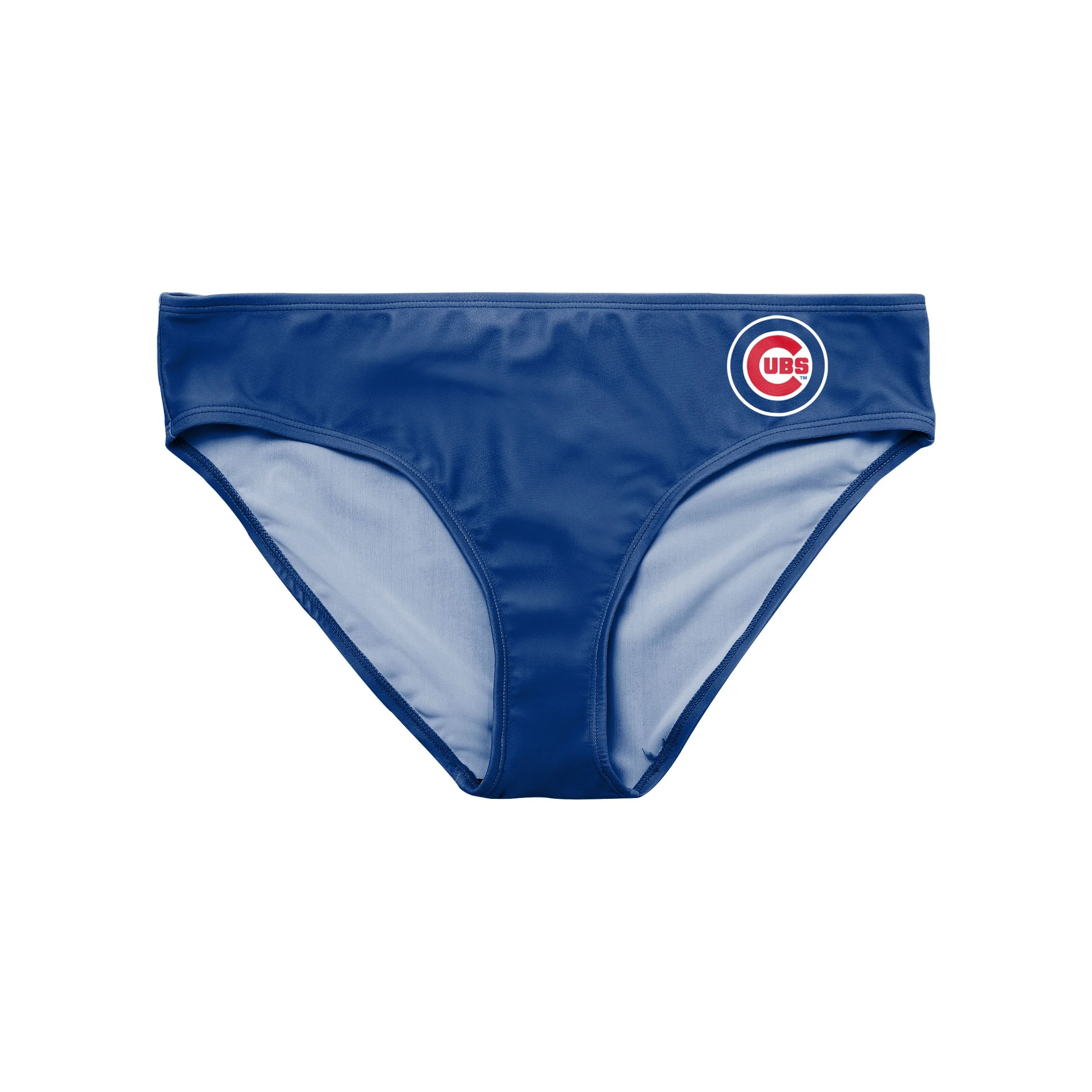 Chicago Cubs MLB Womens Mini Logo Bikini Bottom - Image 2