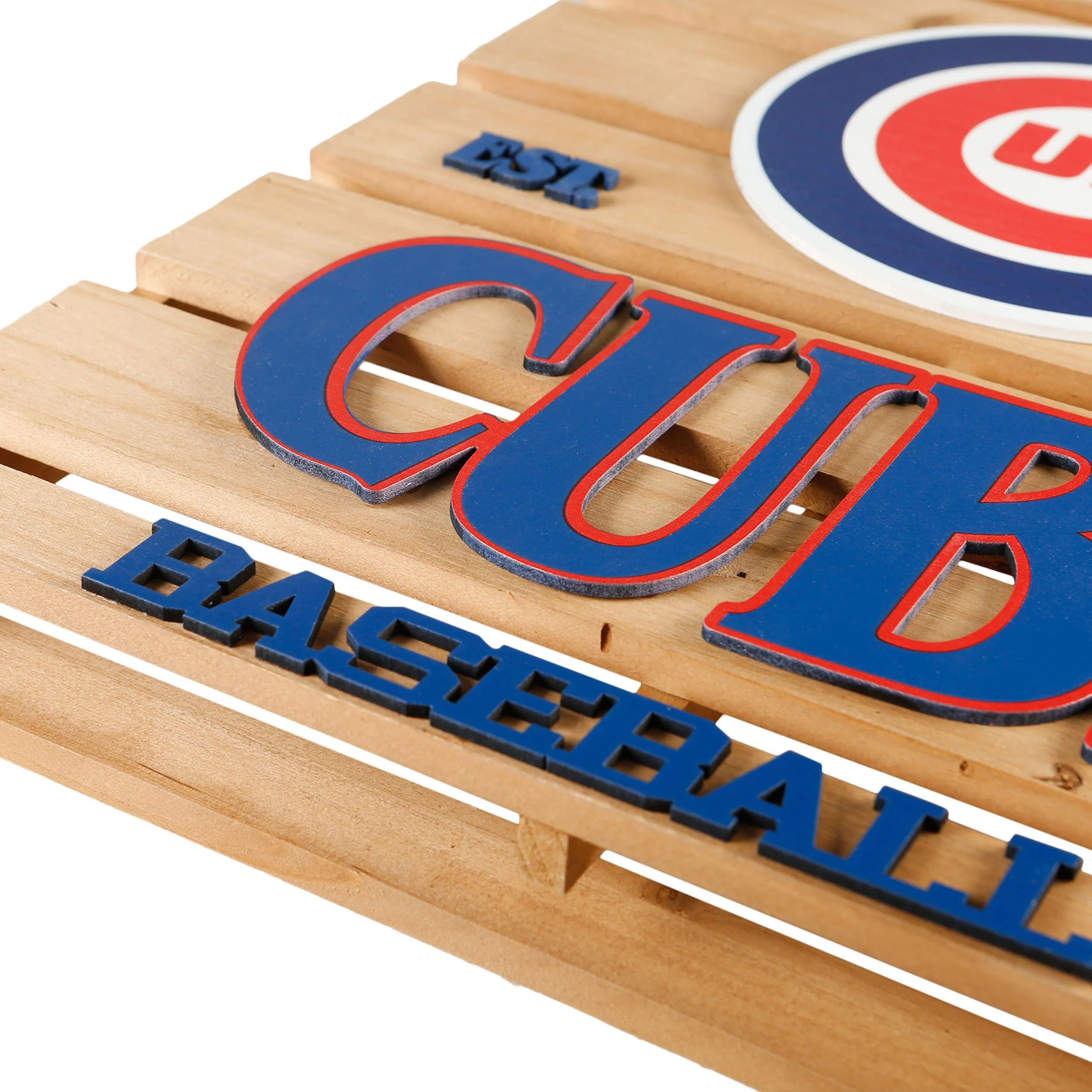 Chicago Cubs MLB Wood Pallet Sign - Image 4