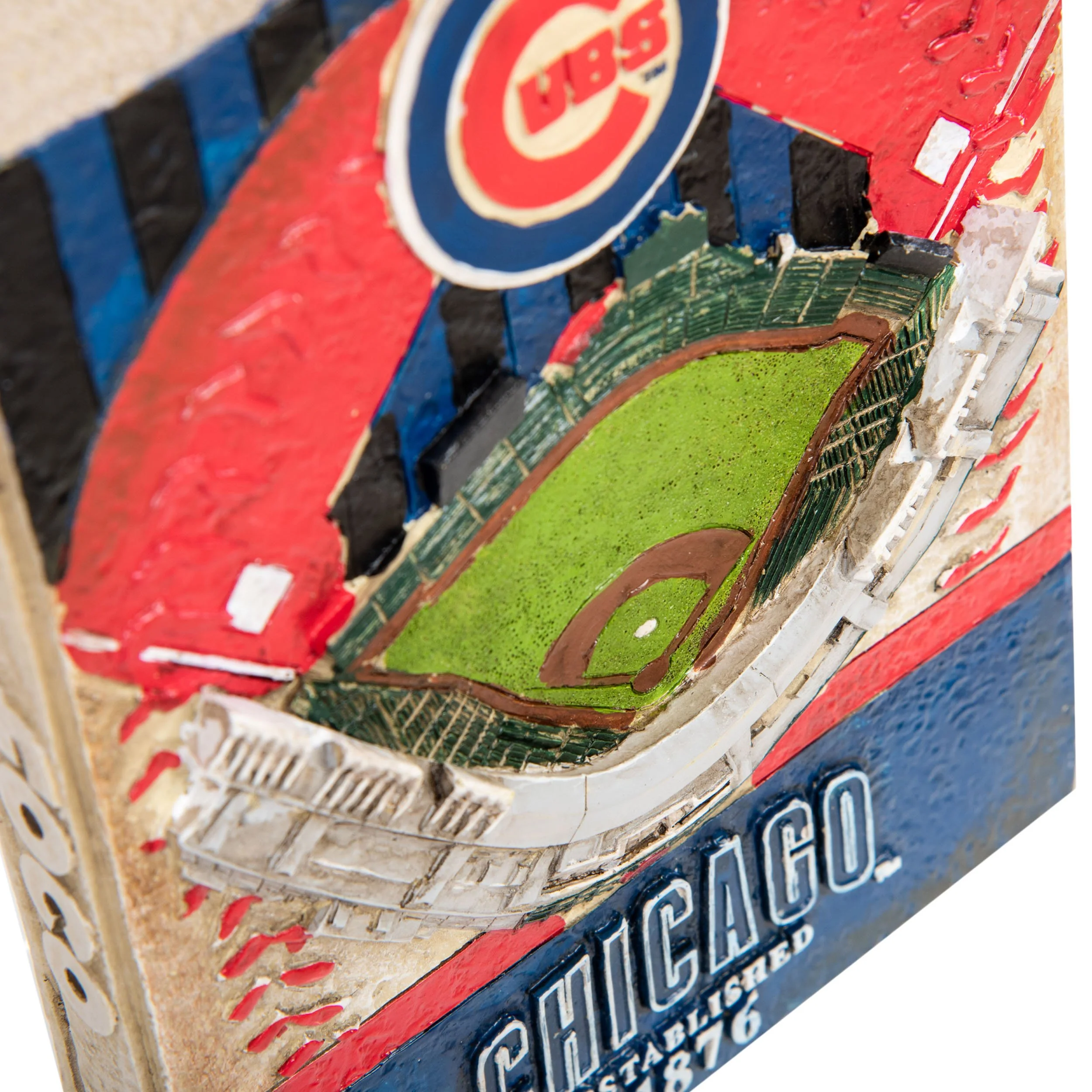 Chicago Cubs MLB Wrigley Field Stadium Wall Plaque - Image 2